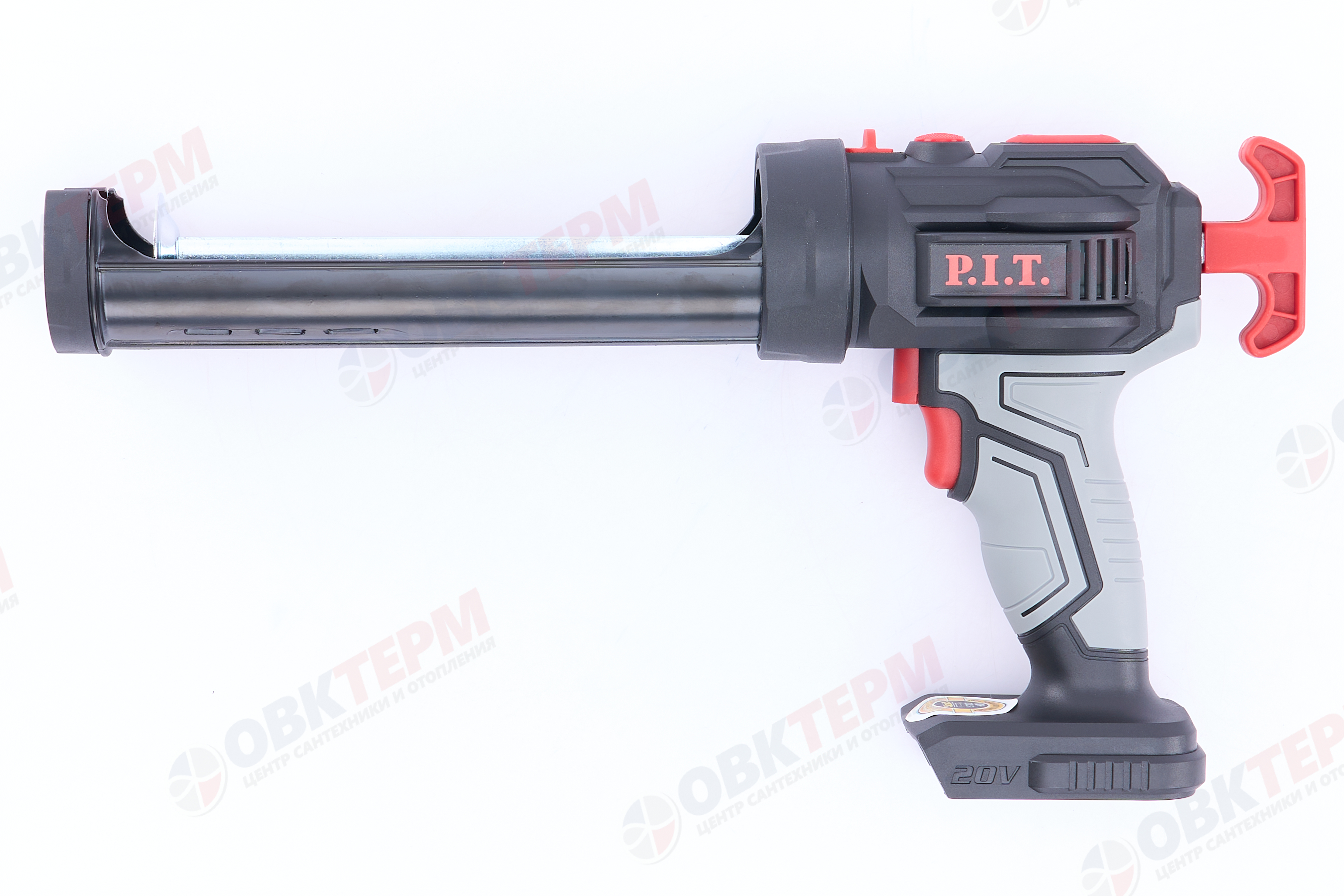 Пистолет для герметика аккум. P.I.T. OnePower PEC20H-300A SOLO (20В, 4скор, 300мл, БЕЗ АКБ и ЗУ) - миниатюра №13
