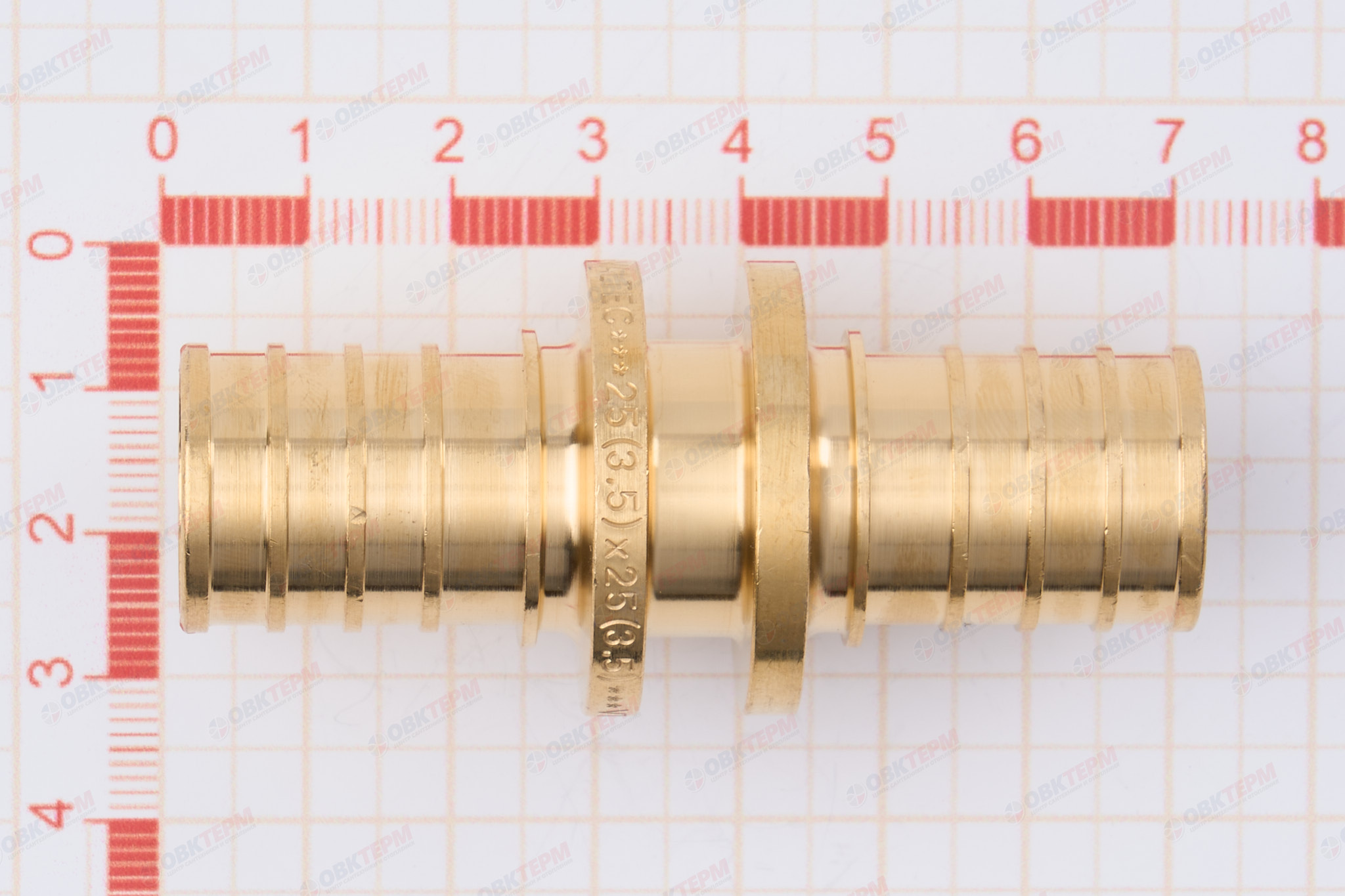 Соединитель надвижной 25(3,5) х 25(3,5)      VALTEC  (100/5) - Изображение №5