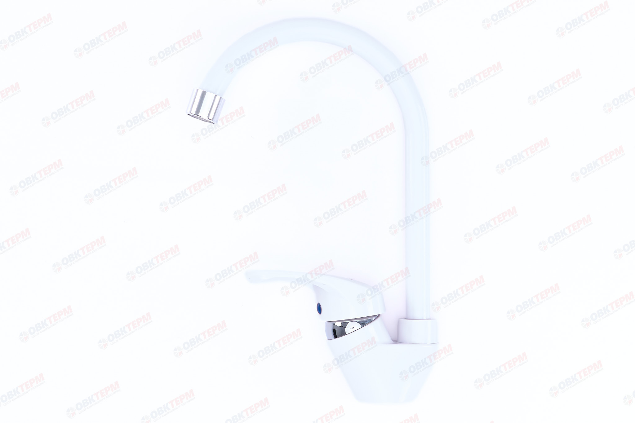 Смеситель д/кухни PLAMIX AFINA-011 White /ABS-пластик (без подводки) (20 шт/ящ) - миниатюра №2