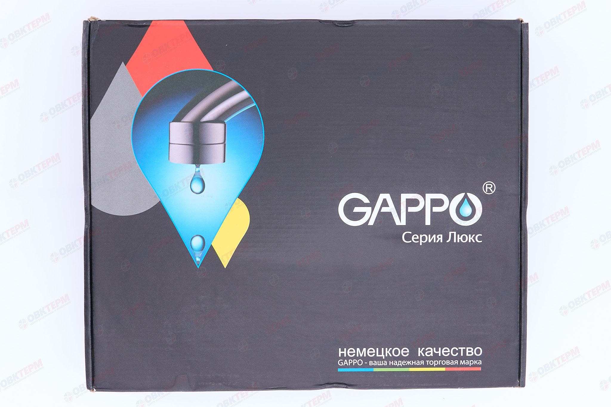 Смеситель в борт ванны GAPPO G1189-4 латунь /бронза, керам/буксы, лейка 1 реж. - миниатюра №8