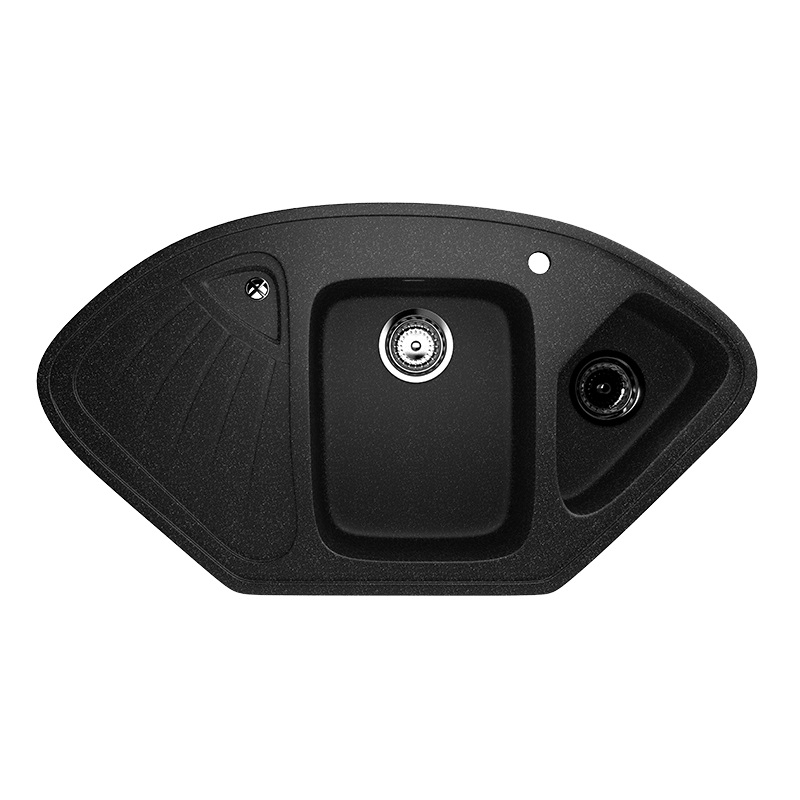 Мойка Ulgran U - 501 - 344  (ультра черный) - изображение №1