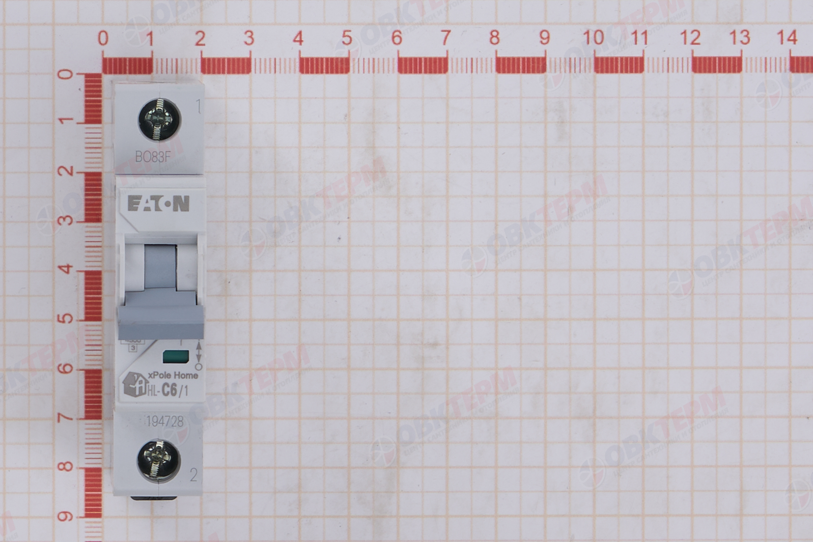 Выключатель автоматический 1п C 6A HL EATON (12шт/уп) - миниатюра №8