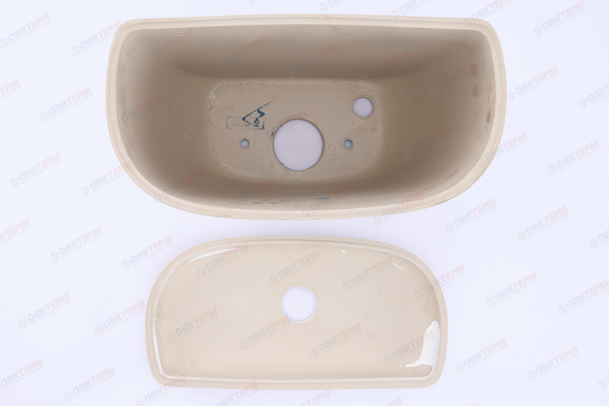 Santeri бачок   Воротынский/Виктория КРАП (унитаз Воротынский/Виктория), нижний подвод (125мм) - миниатюра №7