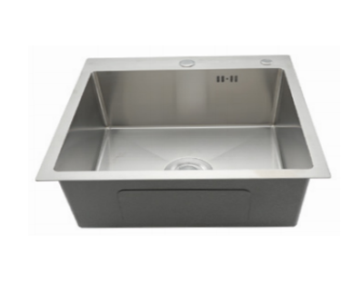 Мойка GAPPO GS6050 (0.8мм /коландер /сатин/ 600x500x215mm) - Изображение №1