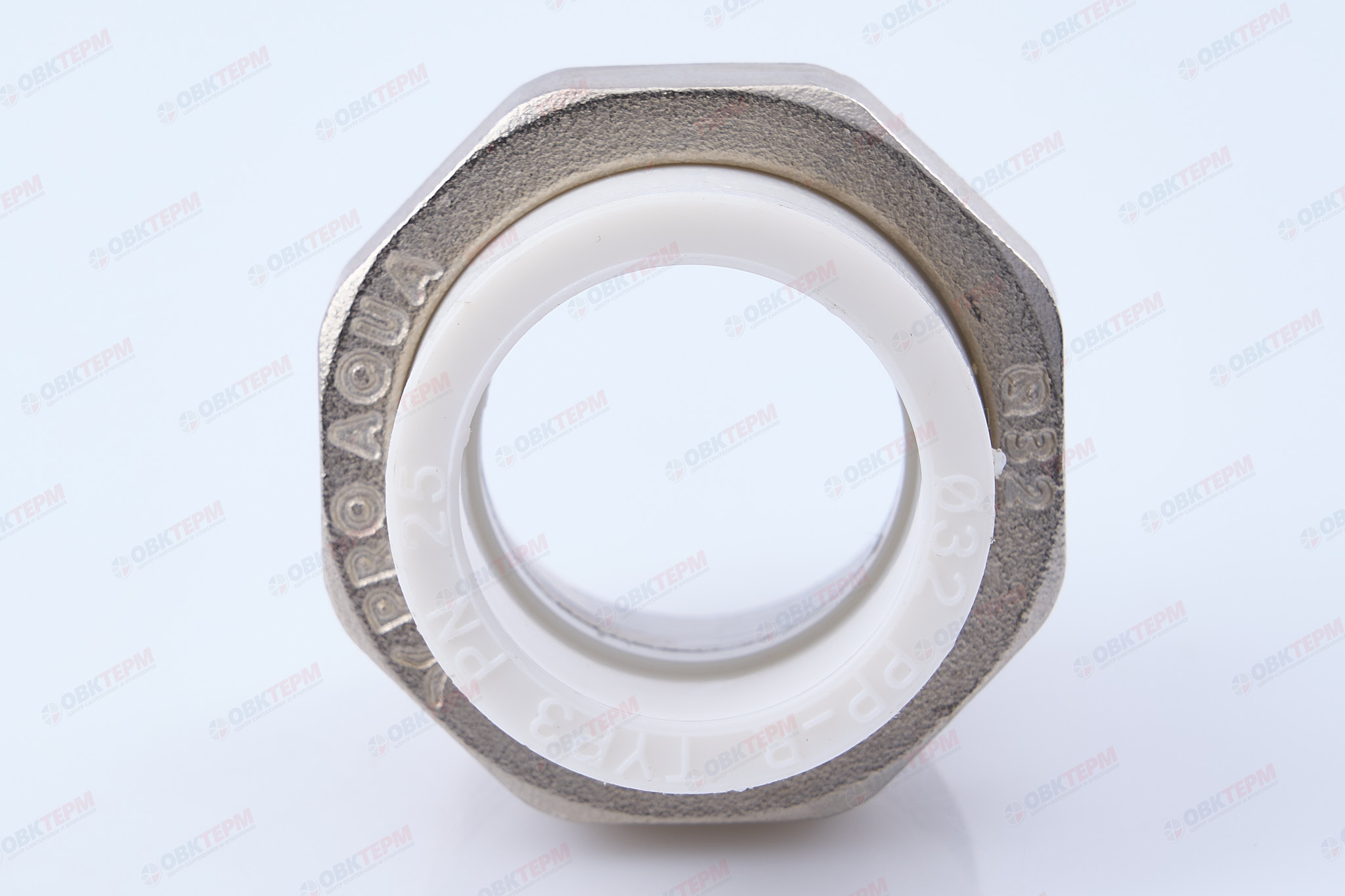 Разборное соединение   32 *1 1/4"  Н   БЕЛАЯ          (PRO AQUA)     (20/5) - Изображение №5