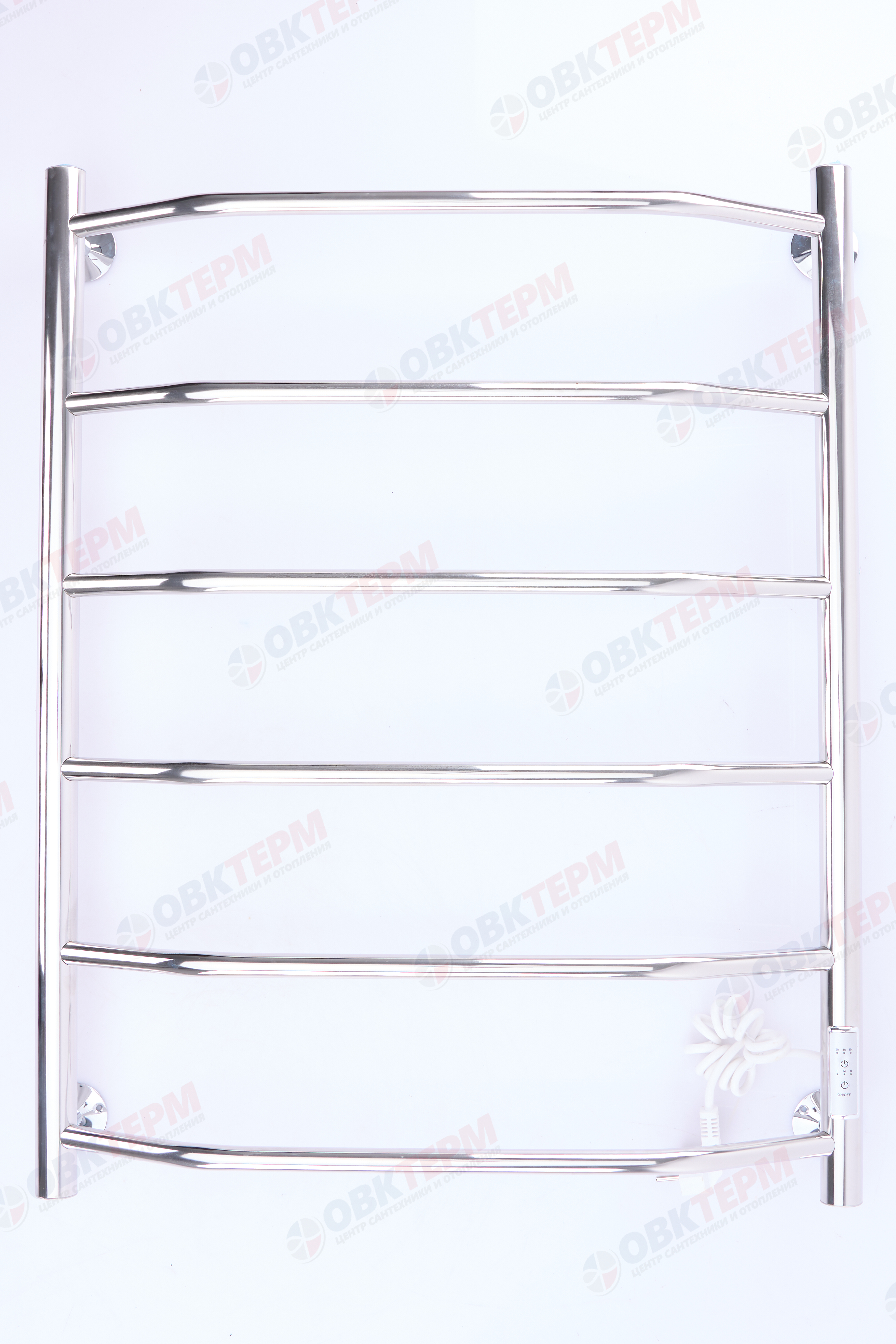 Электрический полотенцесушитель"Лестница "Трион" 60/80 правый (6 полок, сухой, терморегулятор) - Изображение №2