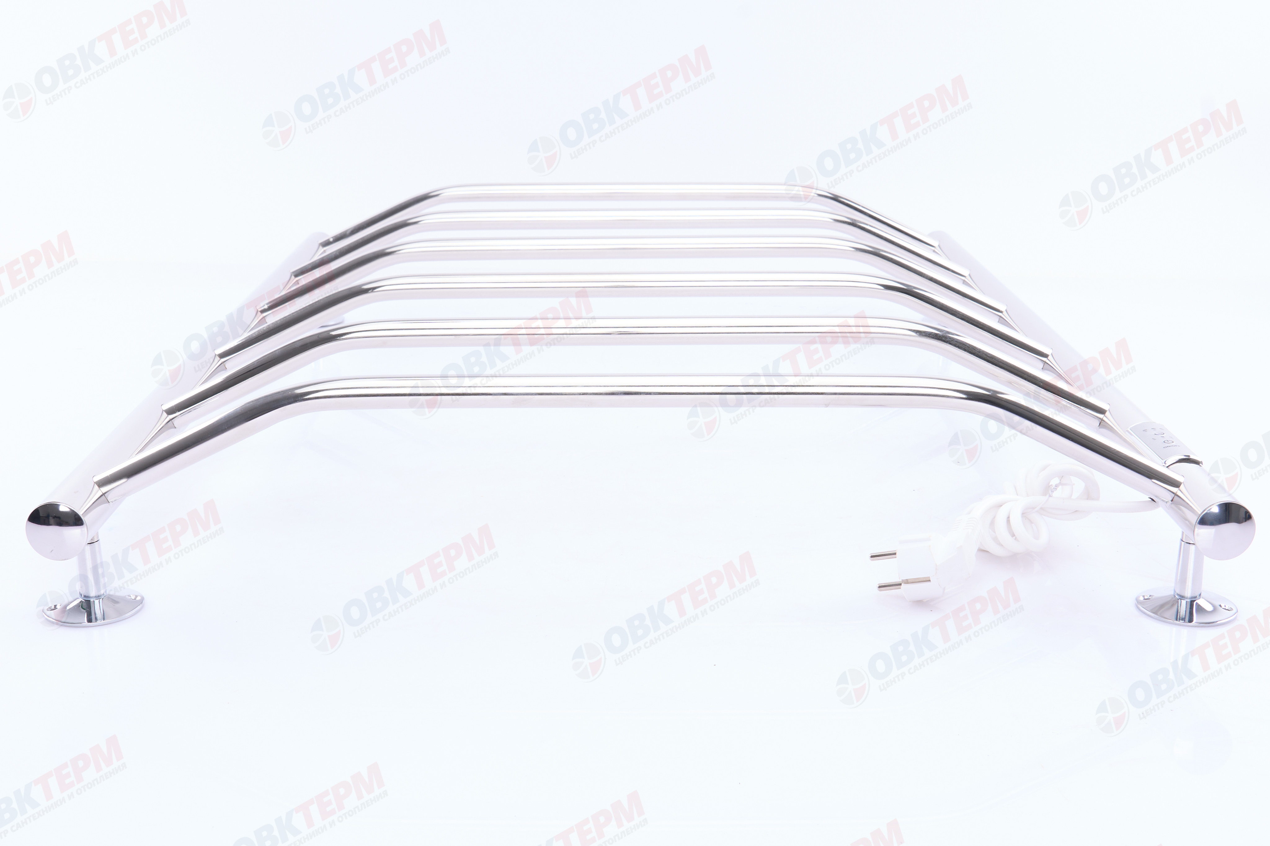 Электрический полотенцесушитель"Лестница "Трион" 60/80 правый (6 полок, сухой, терморегулятор) - Изображение №4