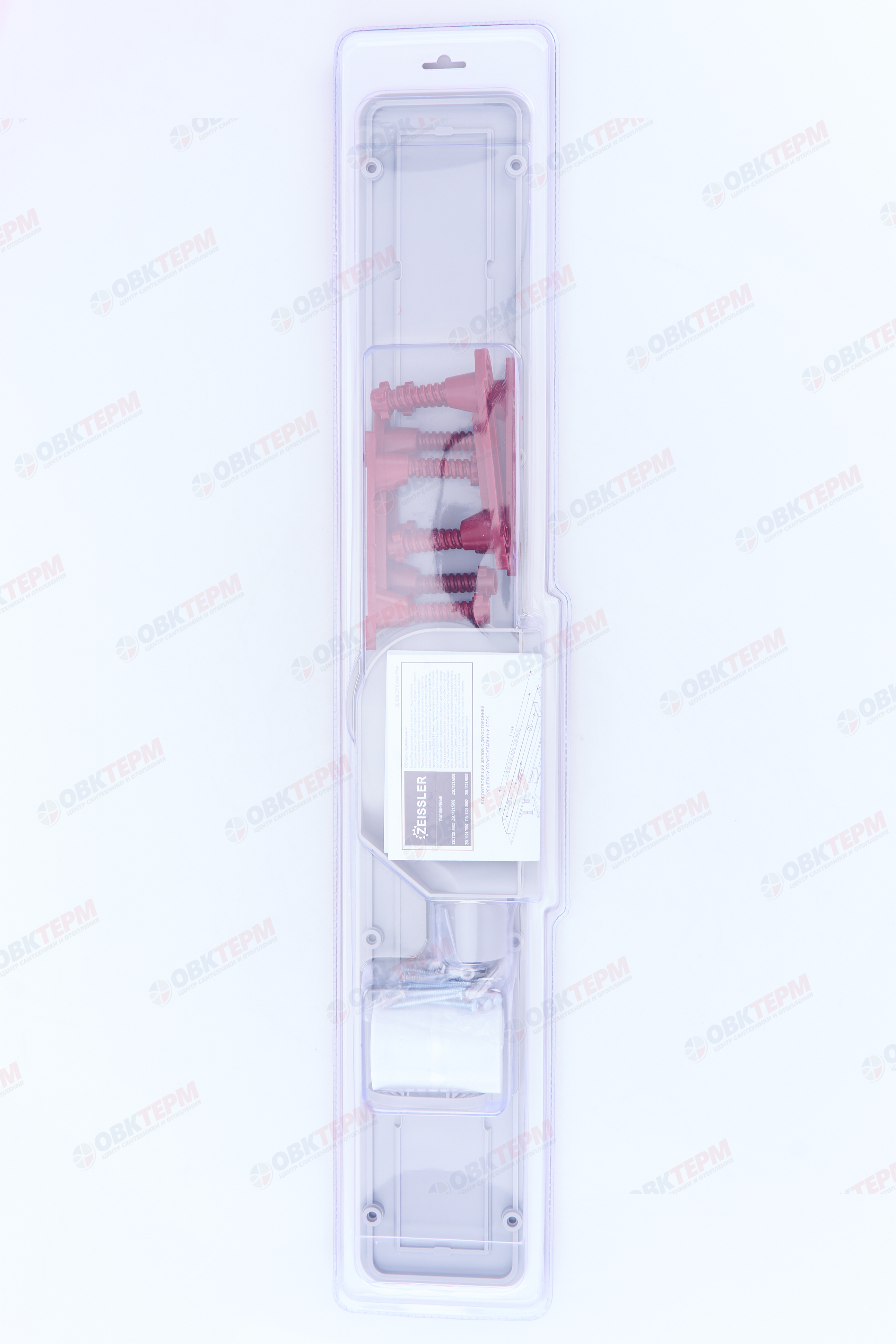 Трап-лоток 800*70 с двухсторонней решеткой горизонтальный сток Evolux Plus (1шт/4шт) - миниатюра №2