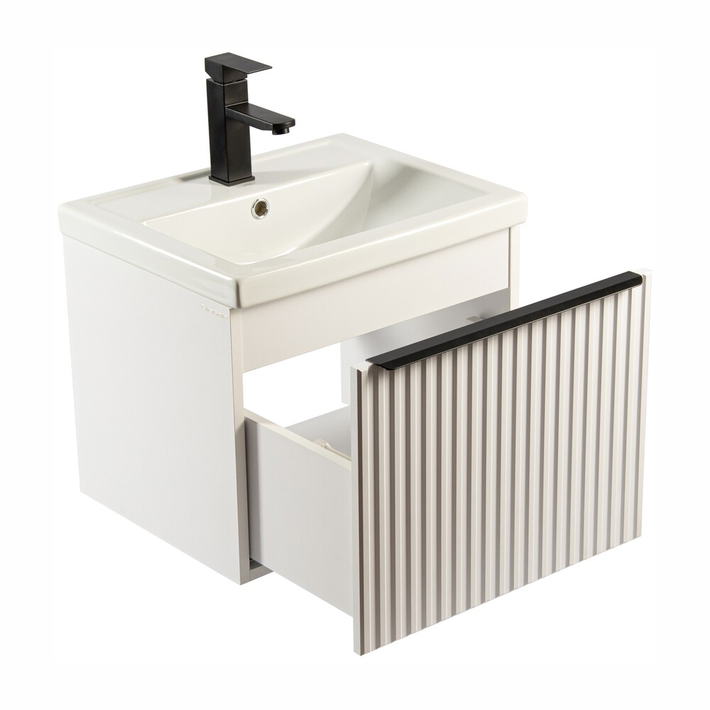 Тумба подвесная  50 "Tai" EvaGold белый (ум. Фостер 500, Fest 50, Como 50) - Изображение №4