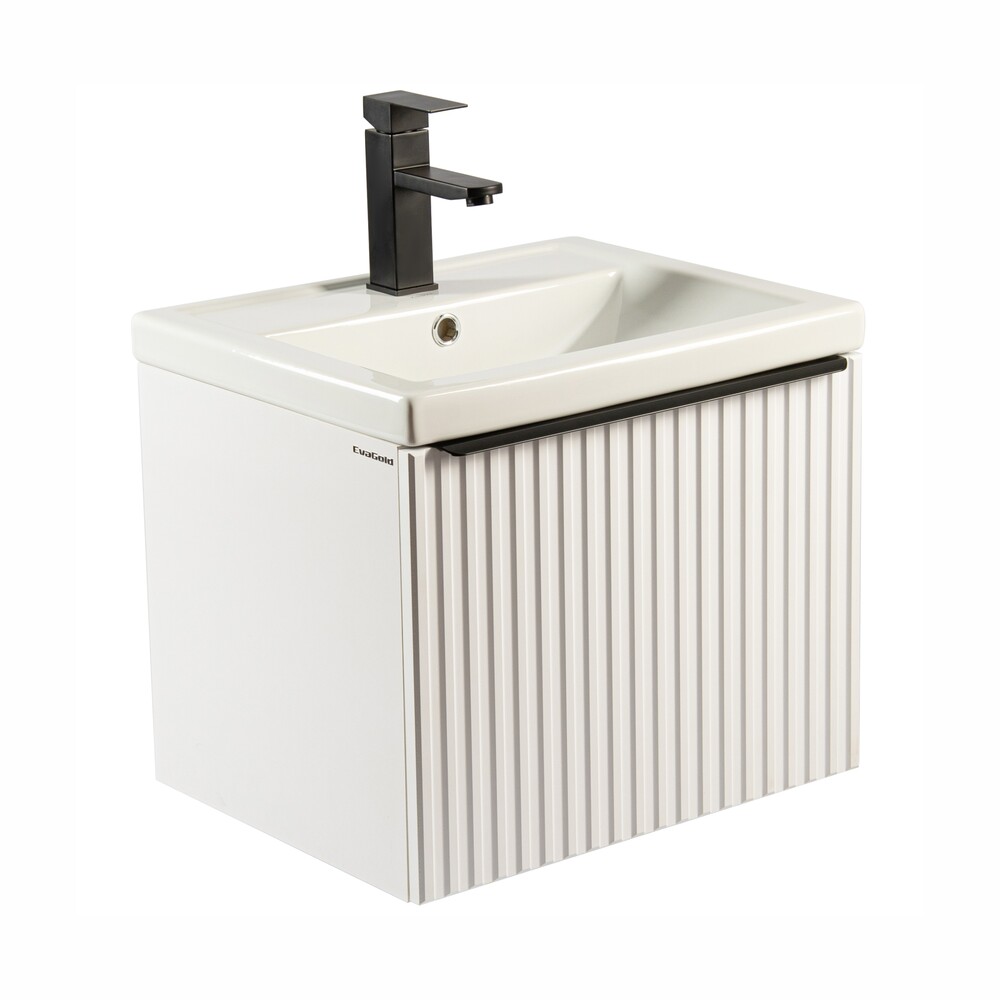 Тумба подвесная  50 "Tai" EvaGold белый (ум. Фостер 500, Fest 50, Como 50) - Изображение №5