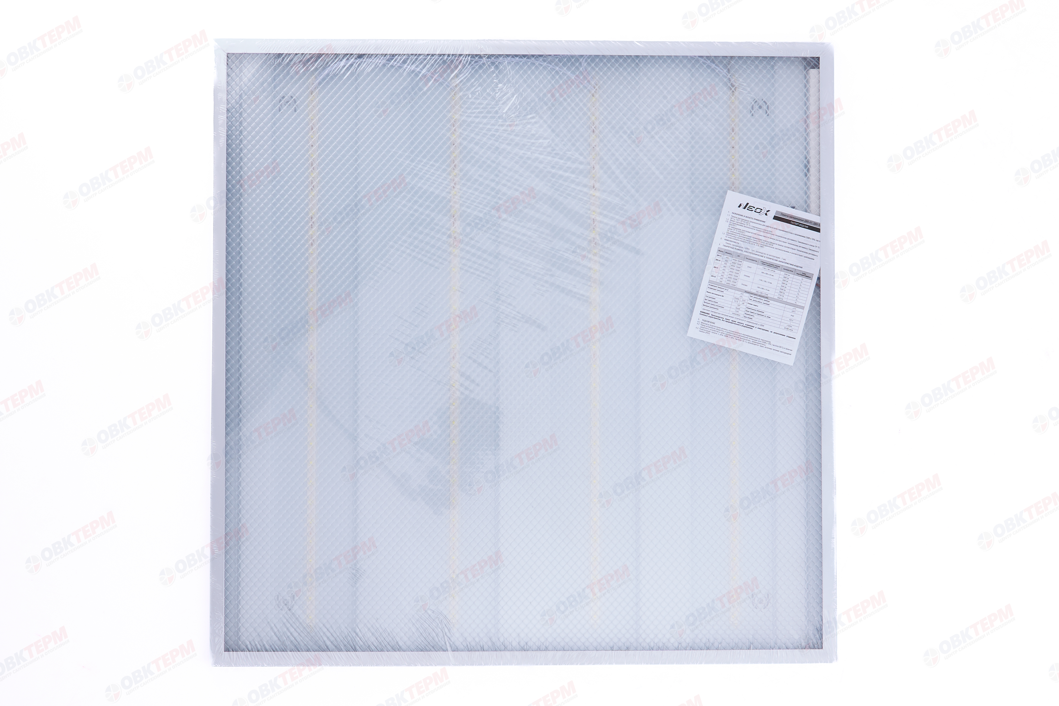 Светильник светодиодный NEOX ПРИЗМА 36Вт 6500К 3800лм 110лм/Вт 595х595х15 под армстронг - миниатюра №6