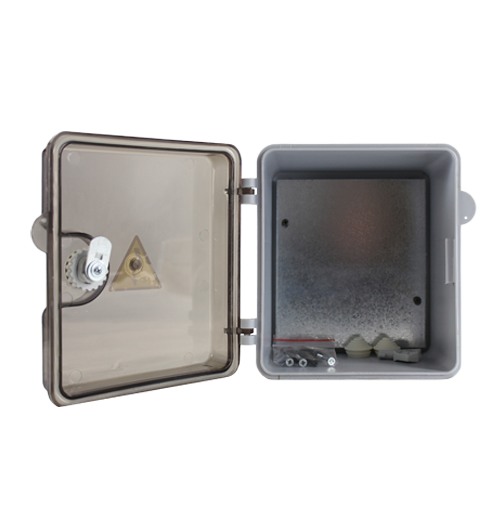 Щит с монтажной панелью KRZMI ЩМПпл (прозрачная дверь)  IP55 200х175х135мм - Изображение №4