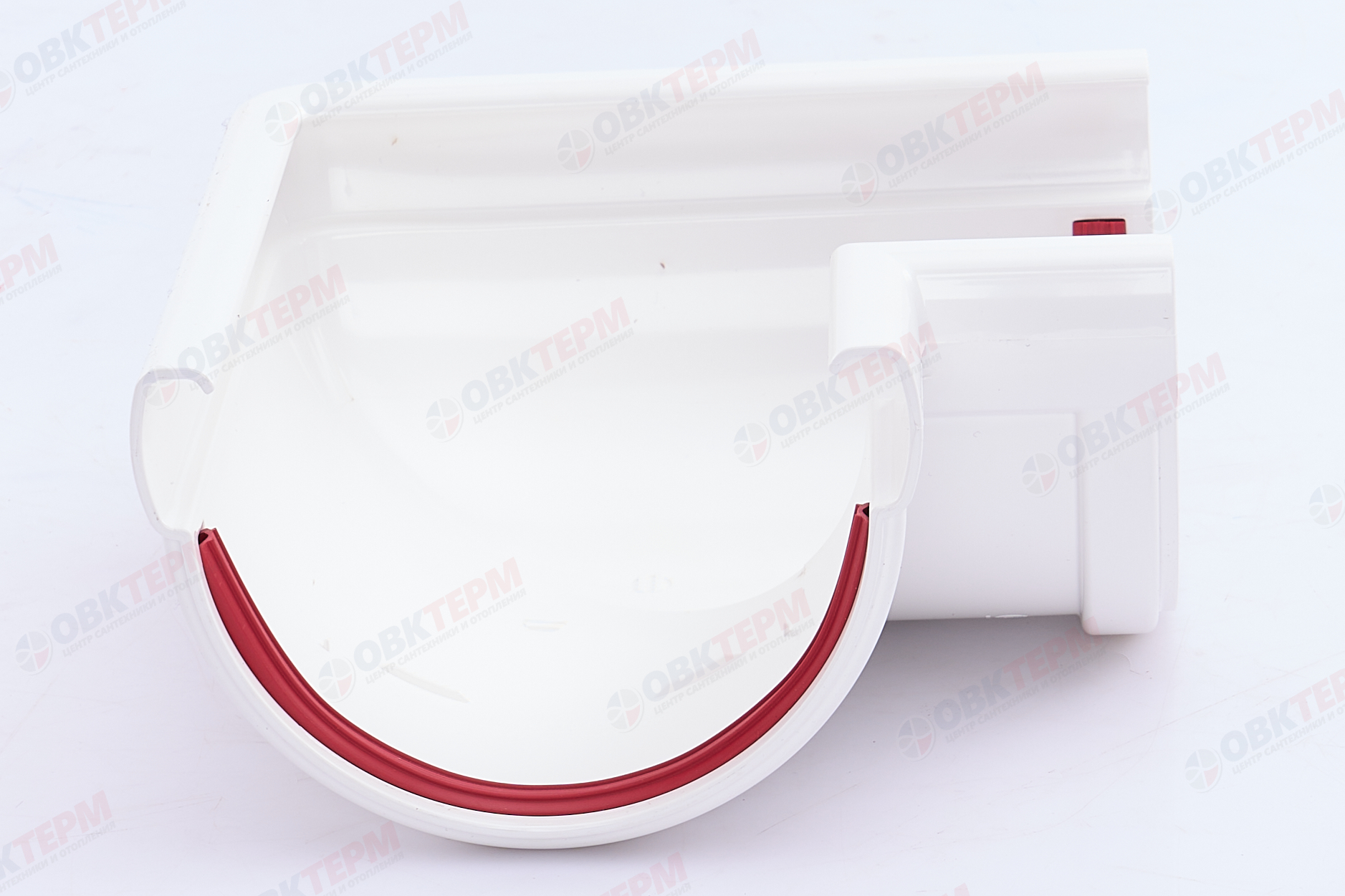 Угол желоба 90 град. Дизайн 135 ПВХ Grand Line белый (RAL 9003) (уп. 16шт) - Изображение №5