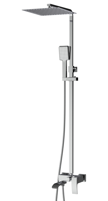 Душ/система со смесителем KOER KB-56007-01 латунь /хром /300х300 (3 шт/ящ) - Изображение №1