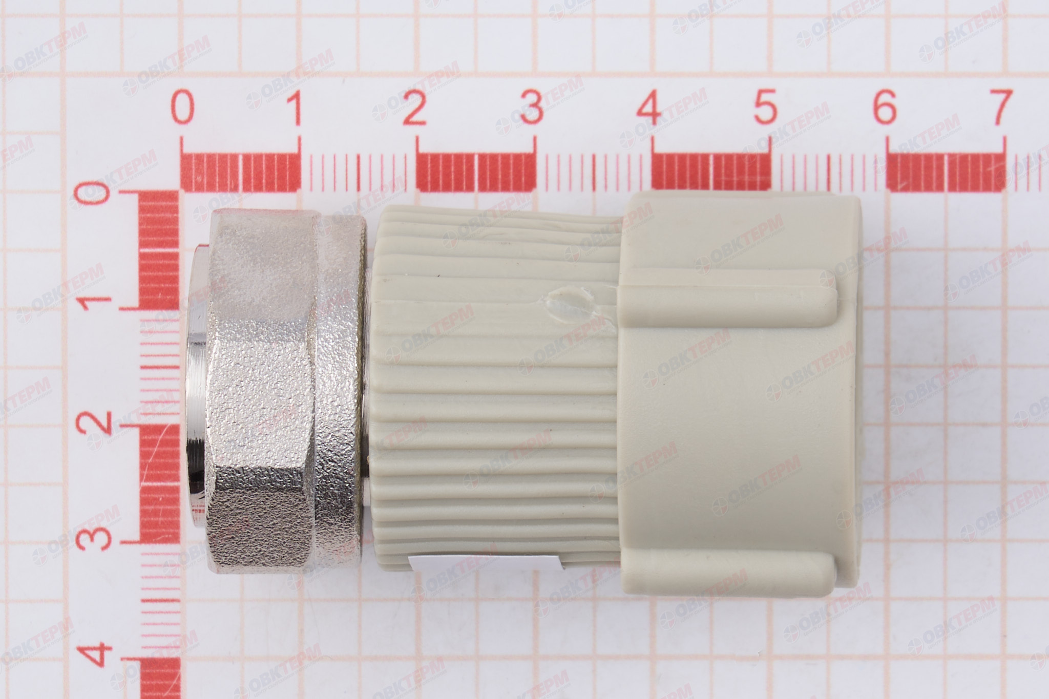 НВ СНГ 25 * 3/4"       СЕРАЯ PP-R      (RTP)    (120/20) - миниатюра №6