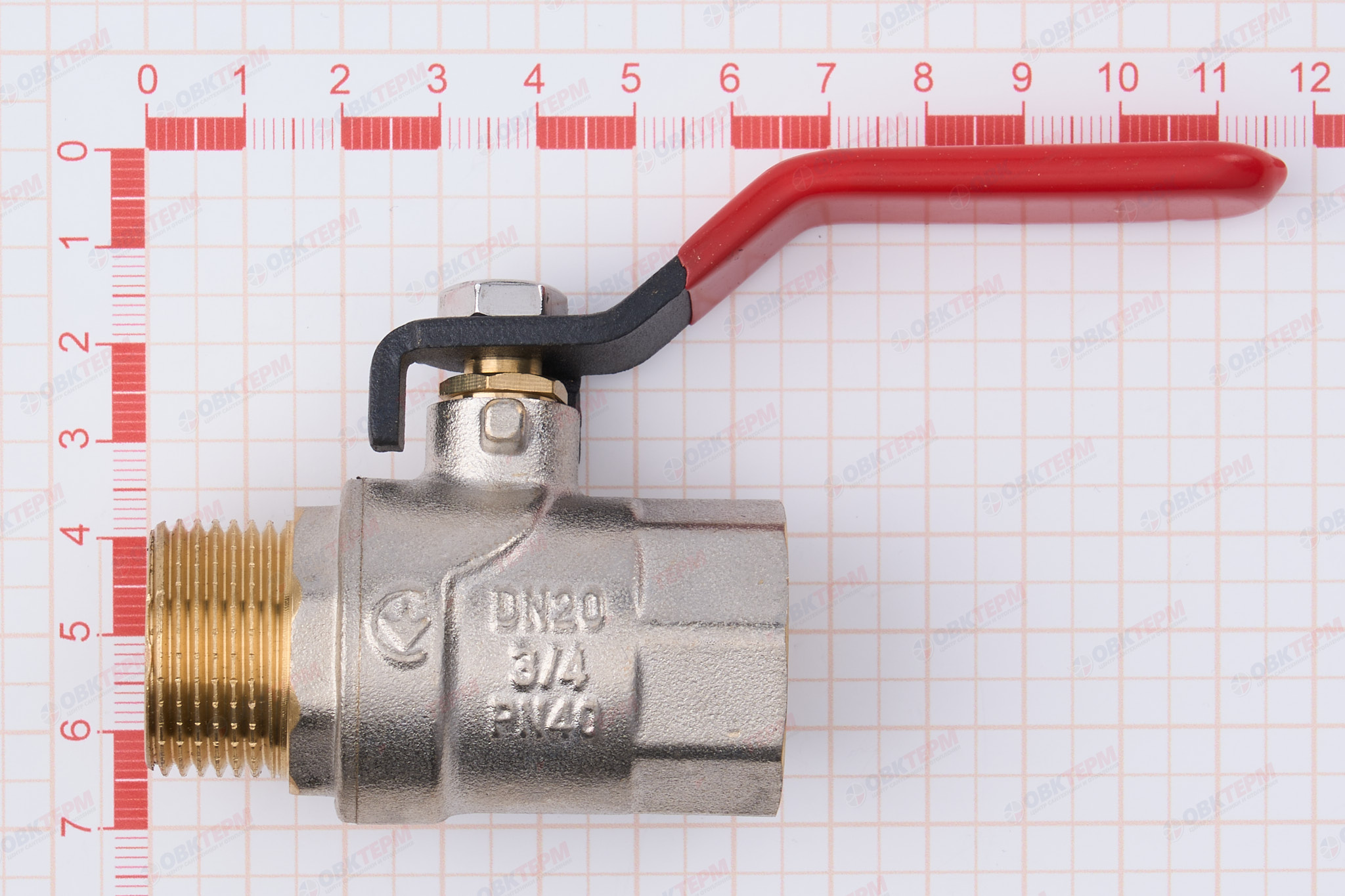 Кран шаровый     EUROPRODUCT      3/4"  ВН   ручка   (80 шт) - миниатюра №6