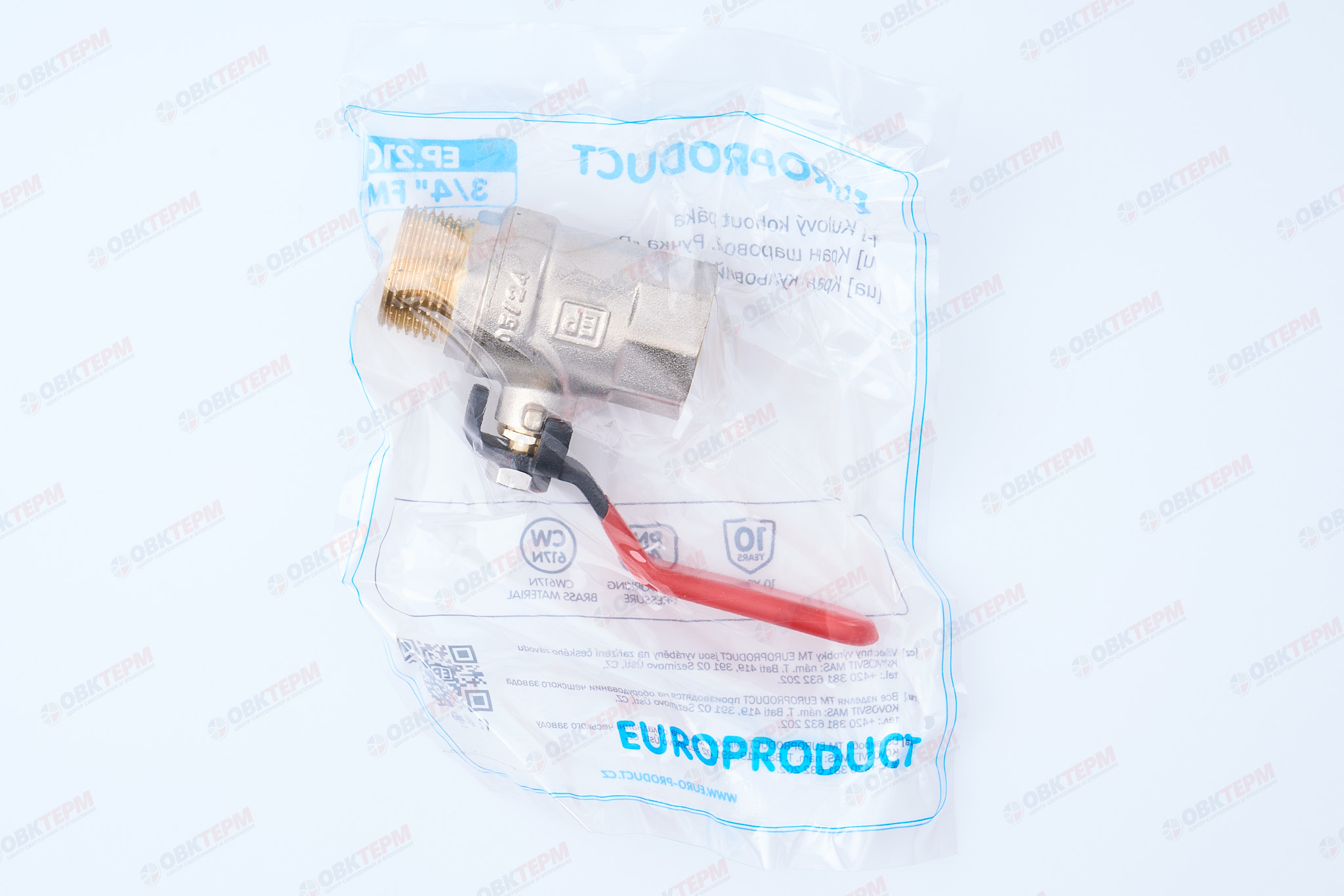 Кран шаровый     EUROPRODUCT      3/4"  ВН   ручка   (80 шт) - миниатюра №7