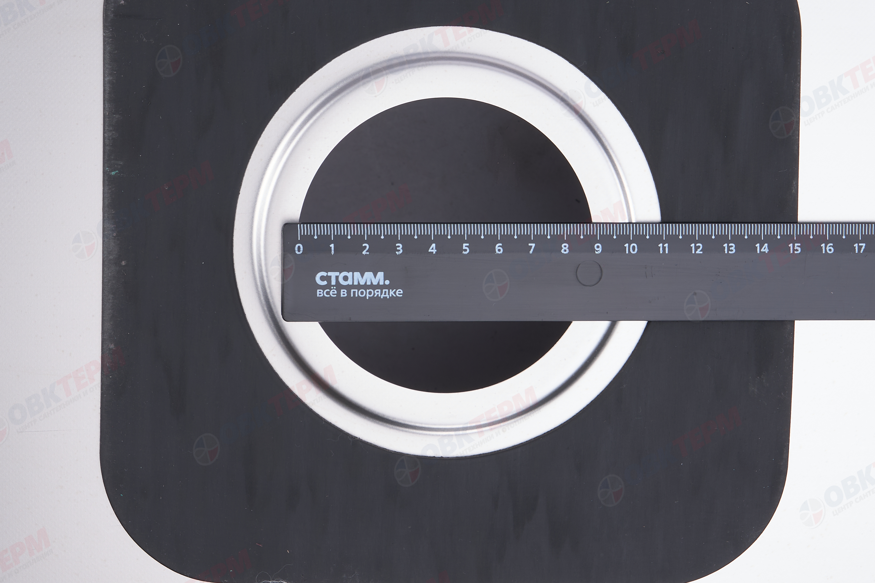 ZERIX мойка Z8060L-06-160MD (micro decor) НАКЛАДНАЯ \ с сифоном (10шт/ящ) - миниатюра №9
