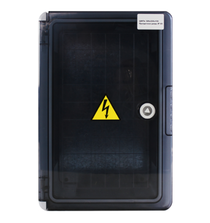 Щит с монтажной панелью KRZMI ЩМПпл (прозрачная дверь)  IP65 320х220х130мм - Изображение №2