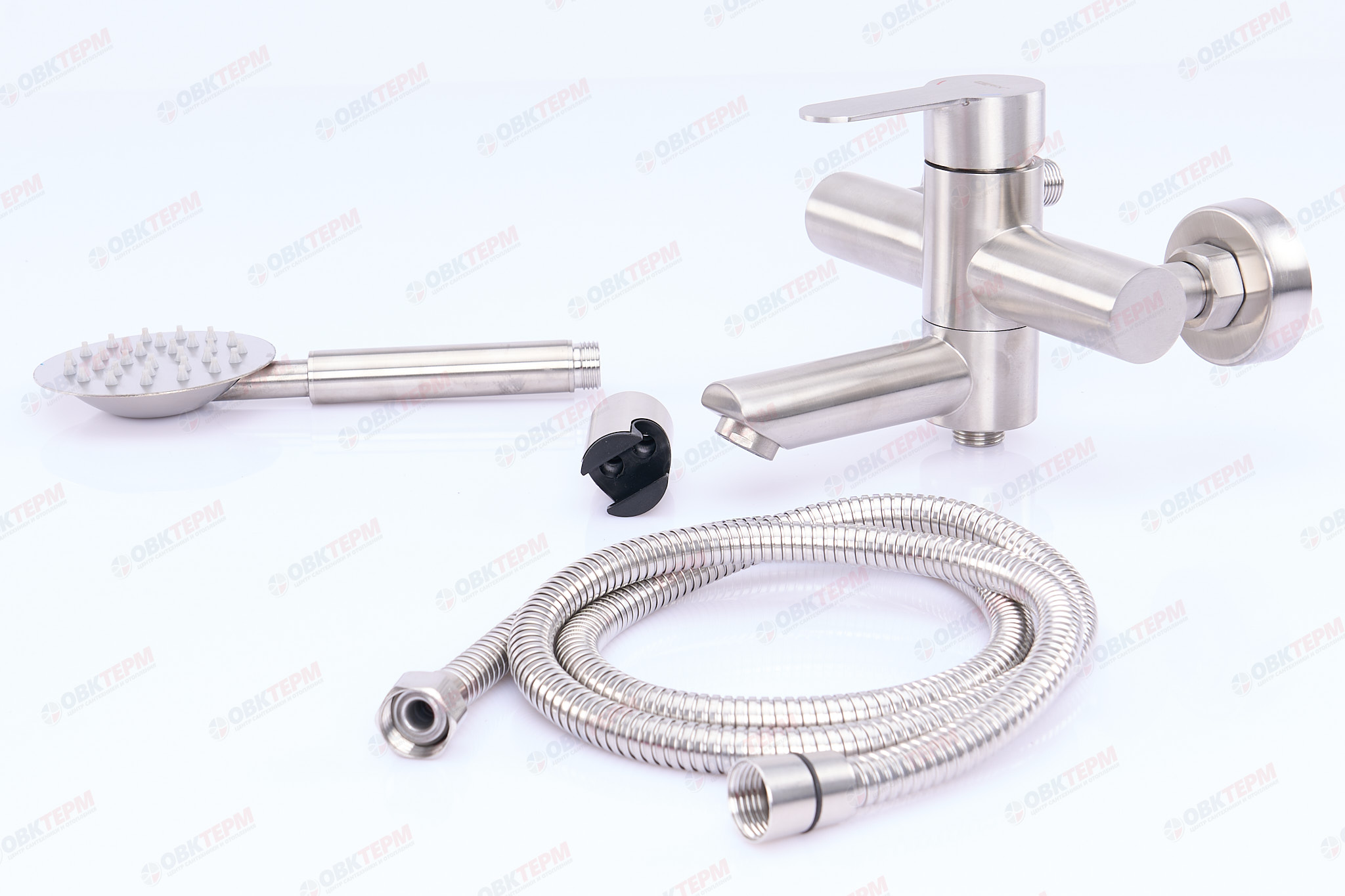 Смеситель д/ванны корот. нерж/сталь ZERIX DAX-009 (EURO)  10 шт/ящ - Изображение №2