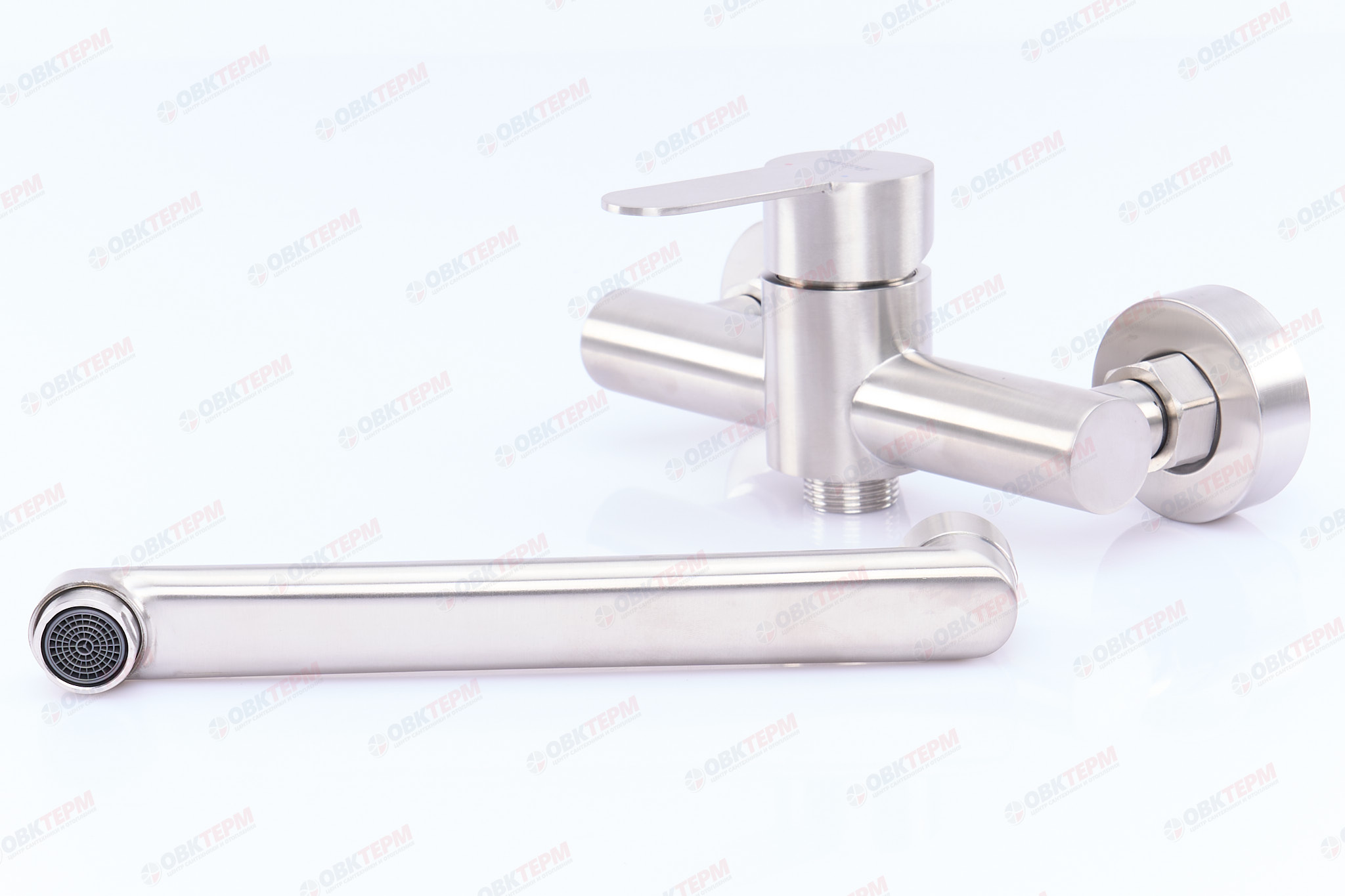 Смеситель д/кухни настенный нерж/сталь MIXXUS DAX-005  (12 шт/ящ) - миниатюра №3