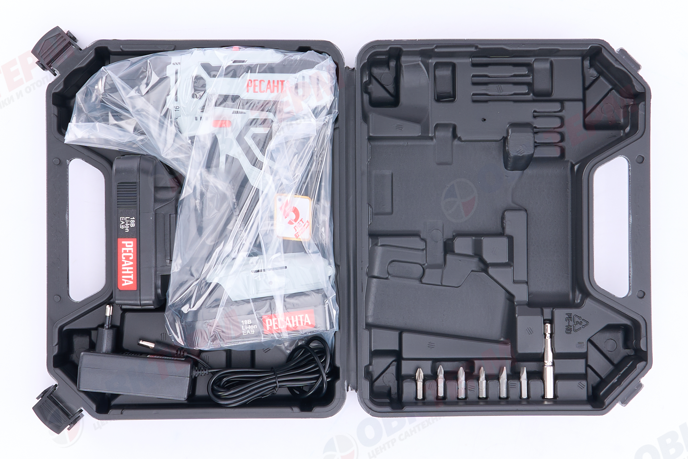 Дрель-шуруповерт аккумуляторная ДА-18-2ЛК Ресанта - миниатюра №17