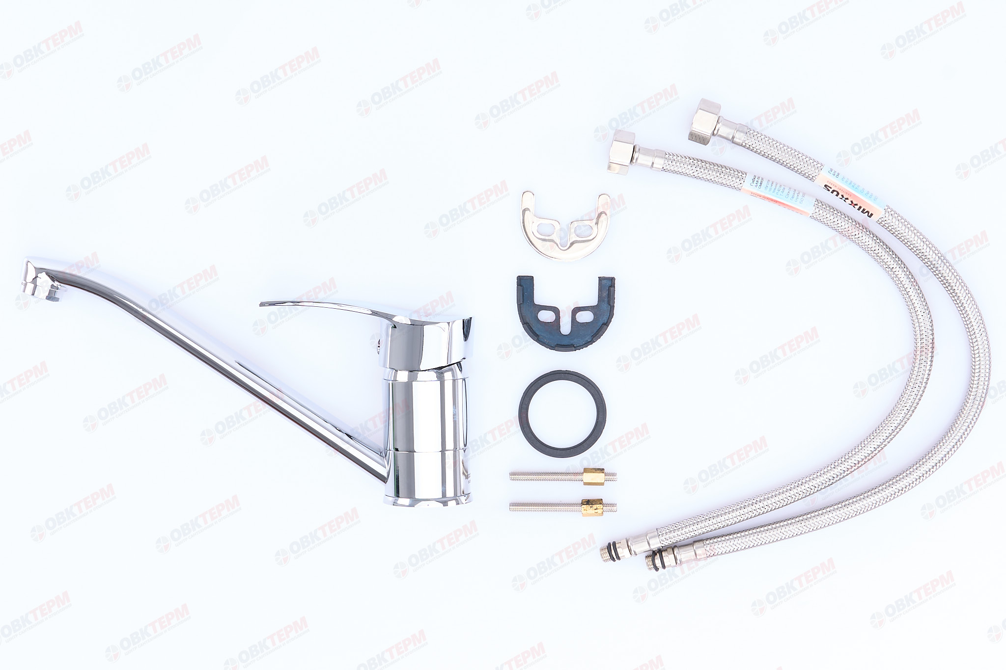 Смеситель д/кухни MIXXUS PREMIUM ONIX 004 /картридж Ø40 25 см шпилька (10 шт/ящ) - миниатюра №3