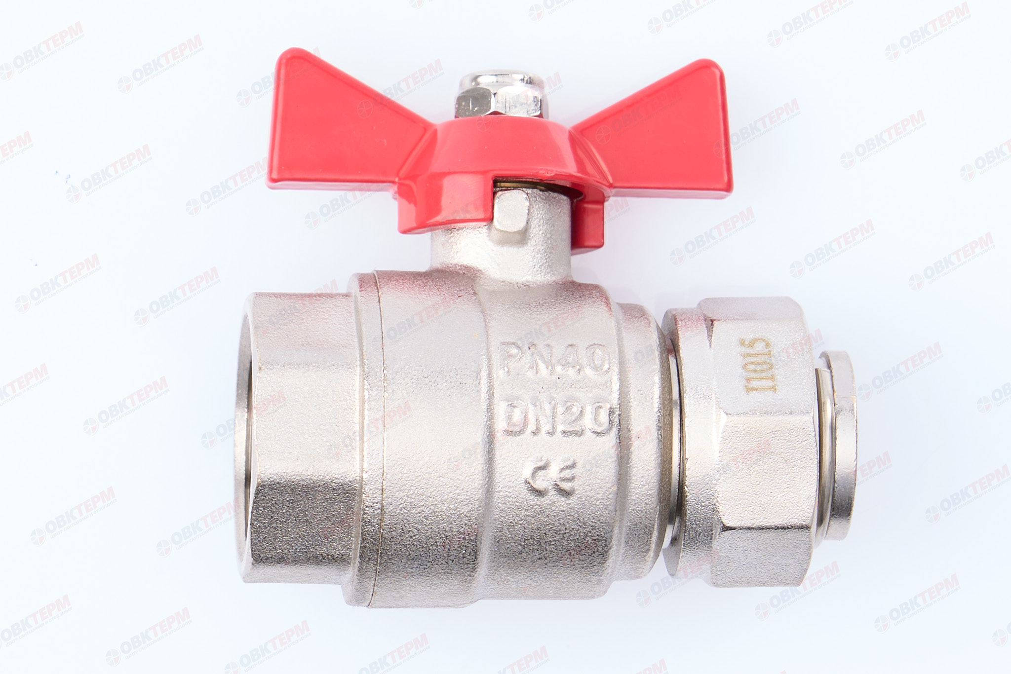 Кран шаровый с накидной гайкой    TIM      3/4"ВВ   прямой    (15/60) - Изображение №2