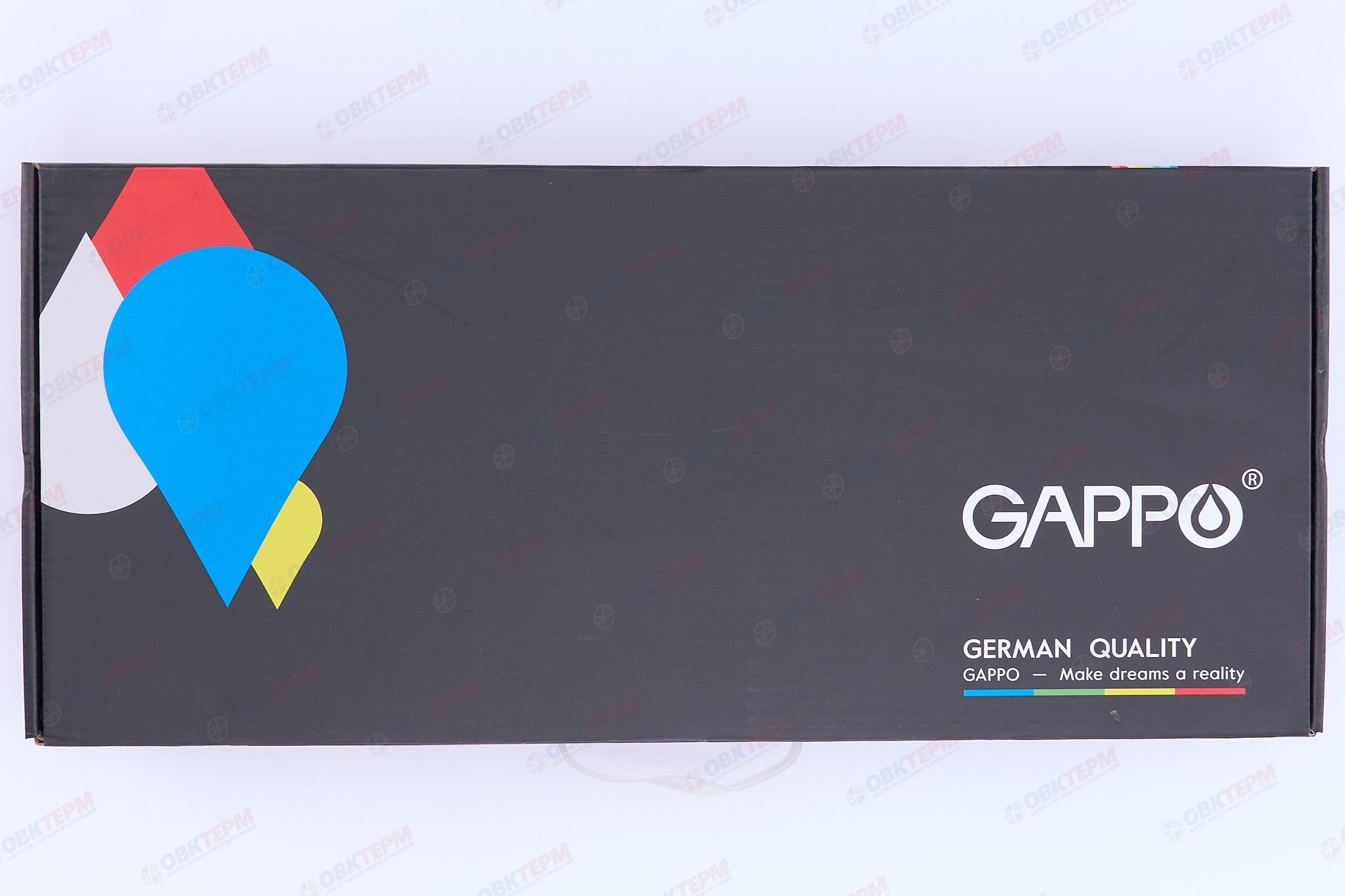 Смеситель д/кухни GAPPO G4398-41 нерж сталь /оружейная сталь /выдвижной излив (Ø35, на гайке) - миниатюра №8
