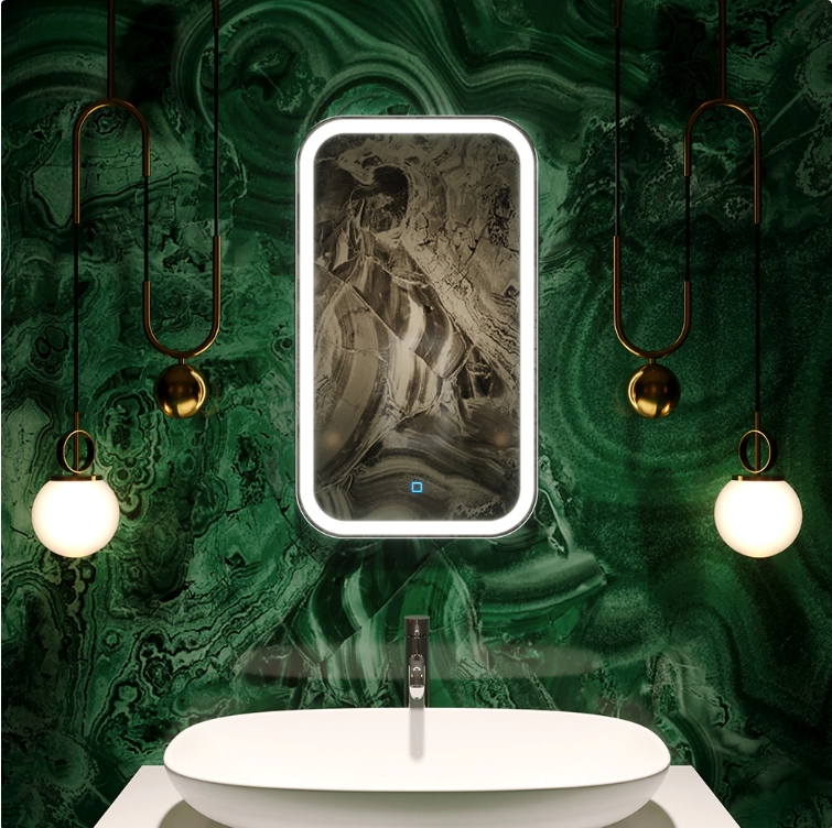 Зеркало  500х700 прямоугольное подсветкой Malta-Lite ( сенс.выкл, хол. свет) Silver Mirrors - Изображение №3
