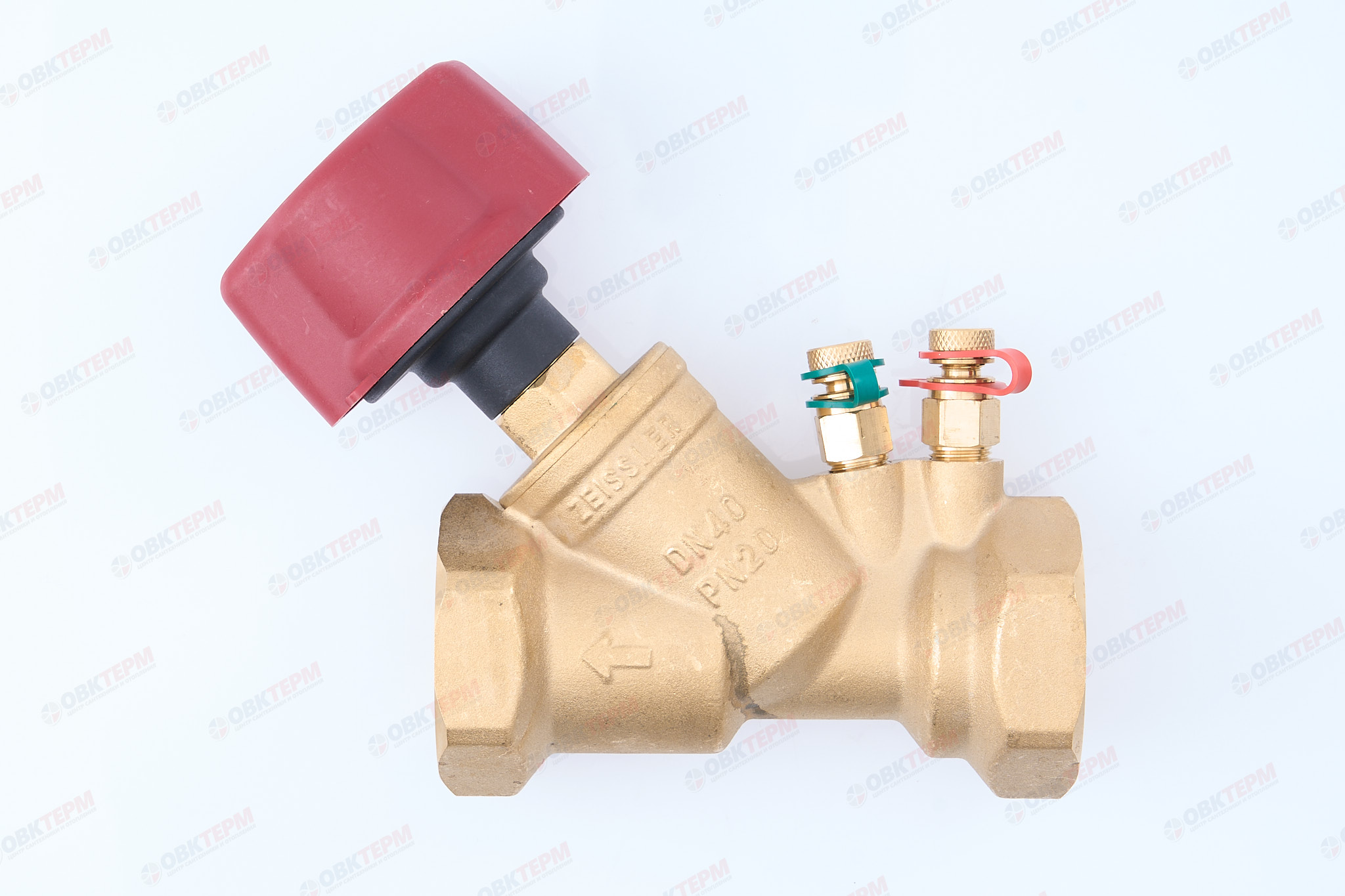 Ручной балансировочный клапан 1 1/2"  (ZEISSLER) (1/12шт) - Изображение №3