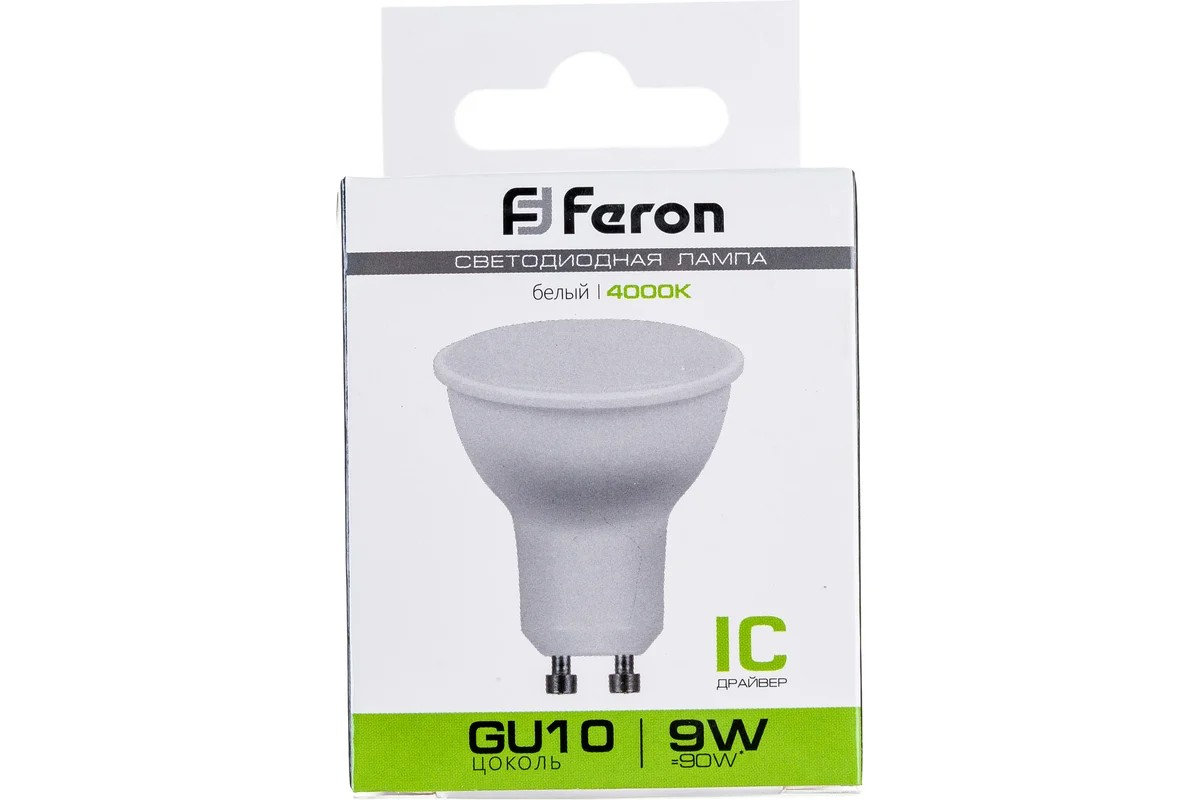 Feron Лампа светодиодная, (9W) 230V GU10 4000K MR16, LB-560 - Изображение №5