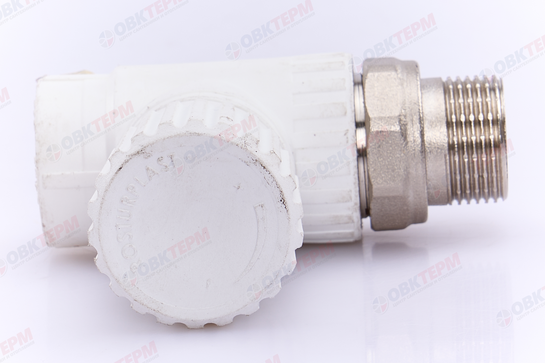 Вентиль для радиатора   25х3/4"  прямой  БЕЛЫЙ PP-R   (RTP)   (40/10) - Изображение №5