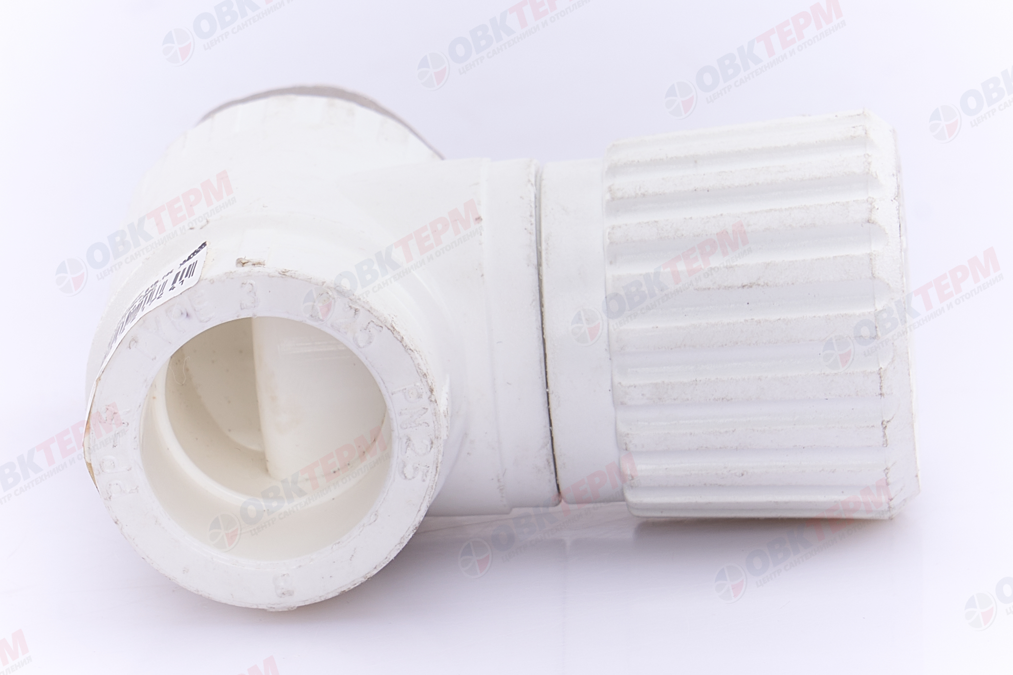 Вентиль для радиатора   25х3/4"  прямой  БЕЛЫЙ PP-R   (RTP)   (40/10) - миниатюра №6