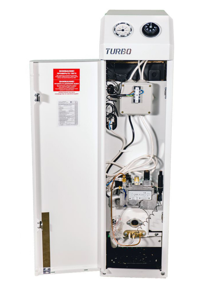 Котел газовый Житомир   Турбо КС - Г -010 СН, max 1.5 bar (с трубой) - миниатюра №3