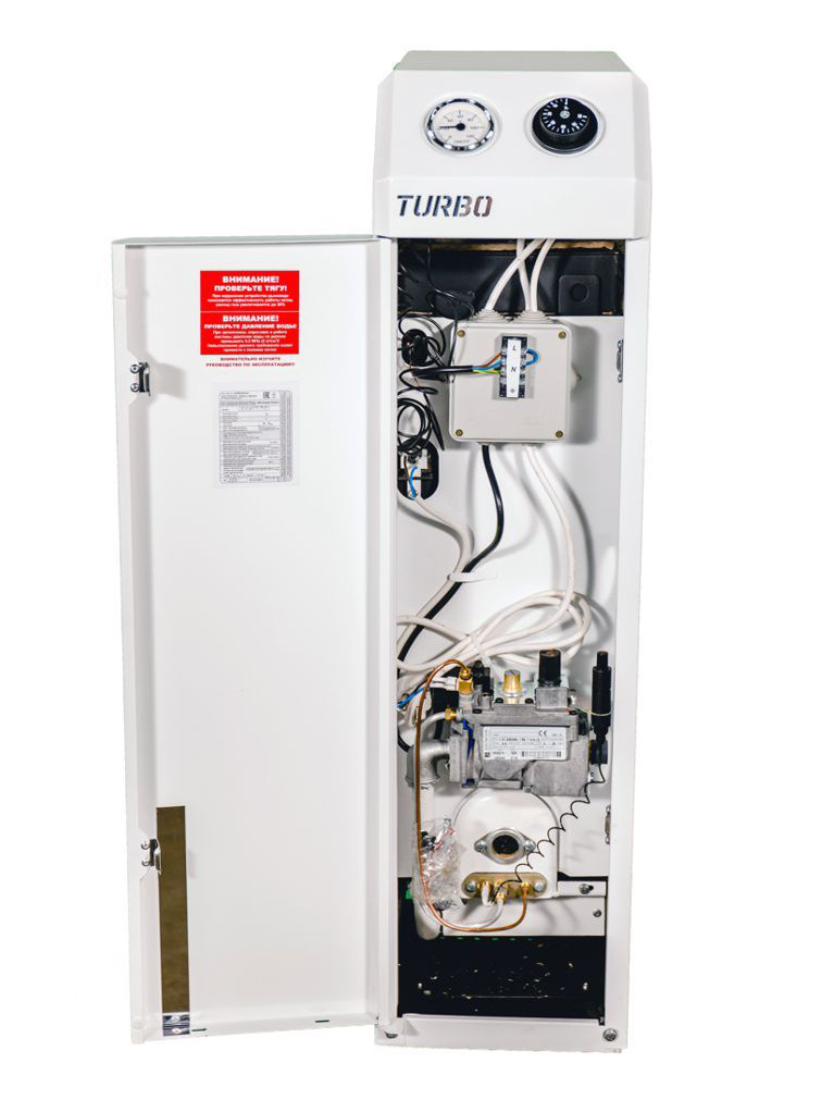 Котел газовый Житомир   Турбо КС - ГВ -010 СН, max 1.5 bar (с трубой) - миниатюра №2