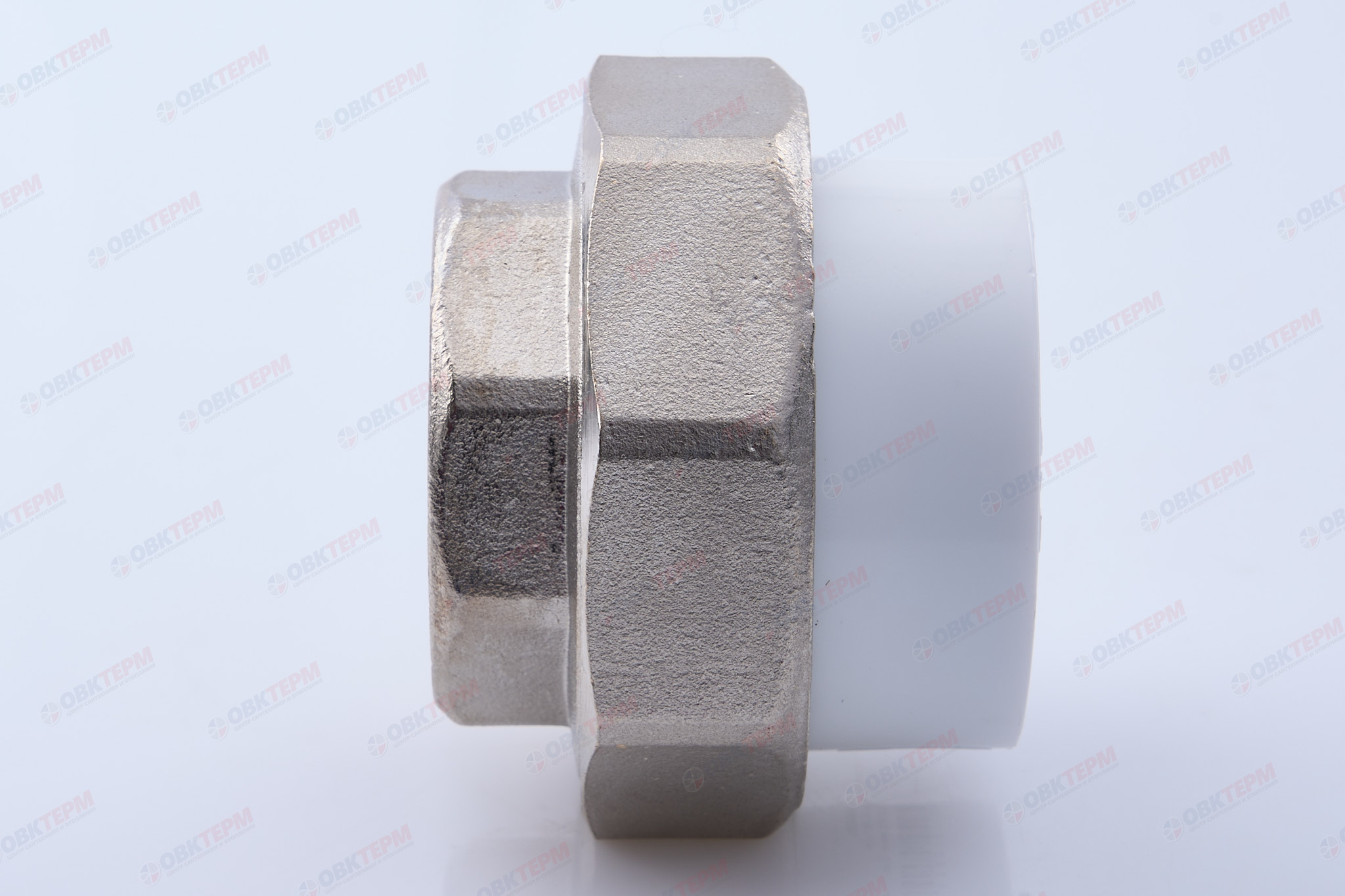 Разборное соединение   40 *  1 1/4"  В    БЕЛОЕ PP-R    (RTP)    (50/5) - миниатюра №4