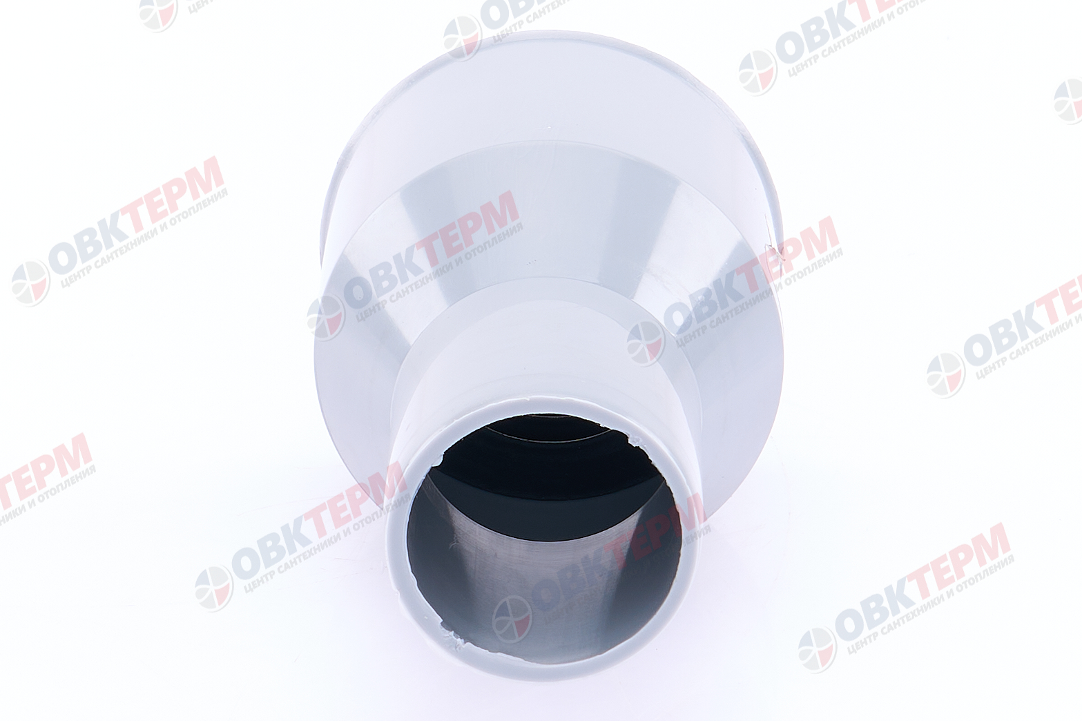 Переход с чугуна на пластик в комплекте с манжетой ВК ПП 50/75, серый,РТП (120шт) - Изображение №5