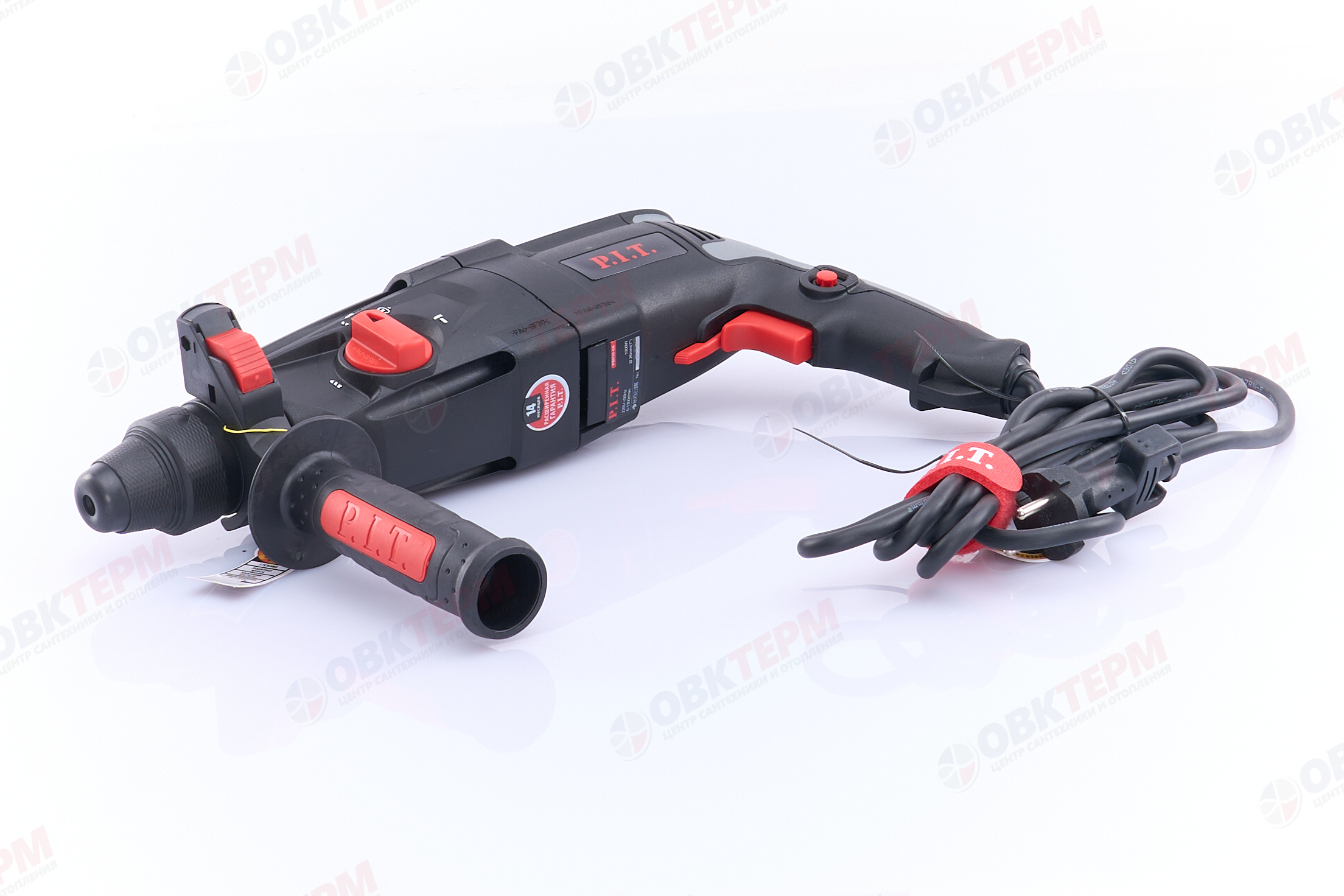 Перфоратор горизонтальный P.I.T. 1000Вт, SDS+, КЕЙС - Изображение №2