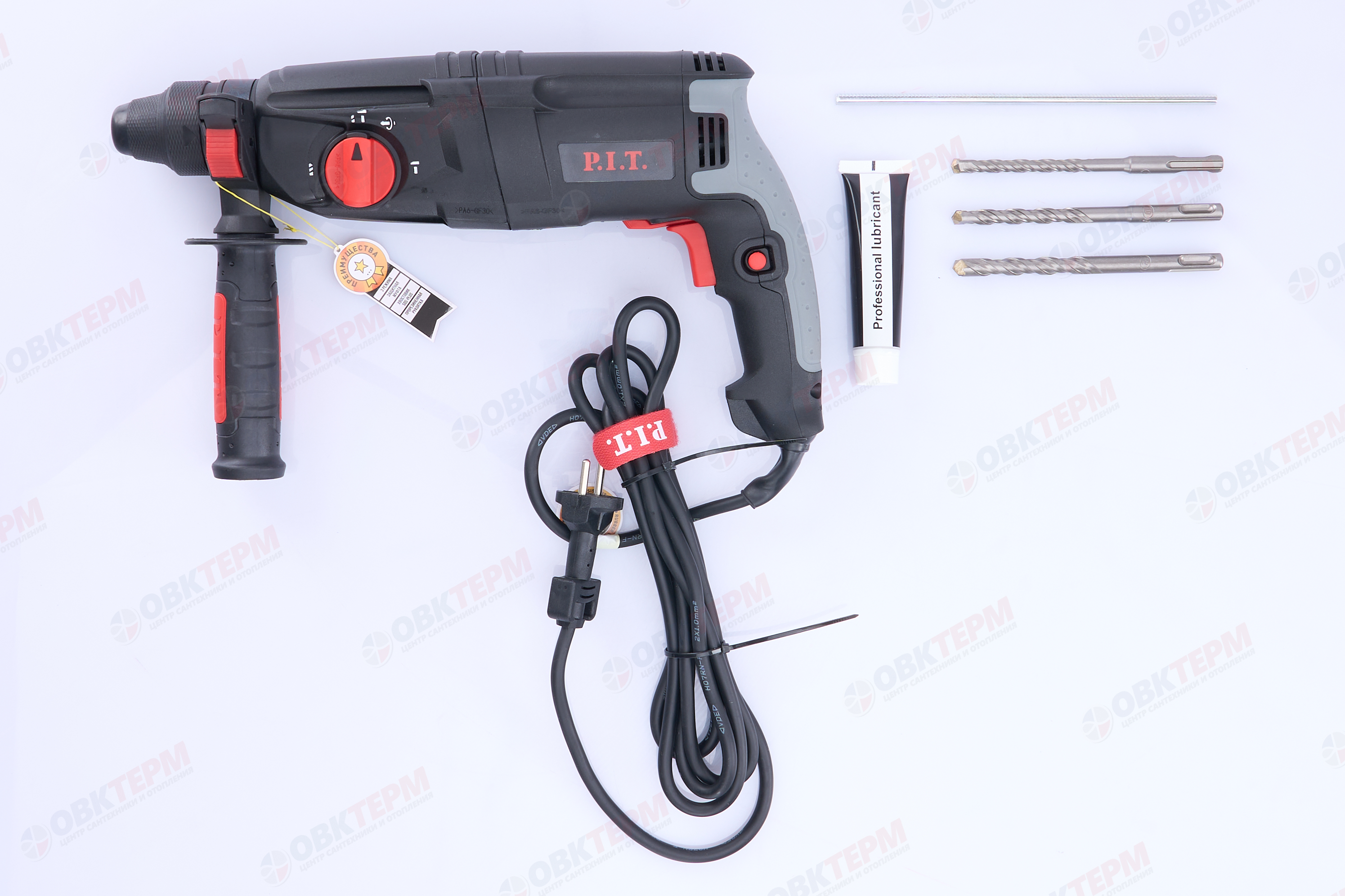Перфоратор горизонтальный P.I.T. 1000Вт, SDS+, КЕЙС - миниатюра №12