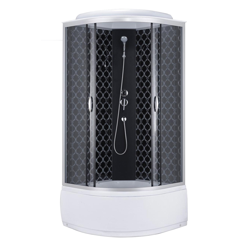 Душевая кабина ДАНА 732 100*100*215 (стекло 4мм, высокий поддон) (3 места) - Изображение №1