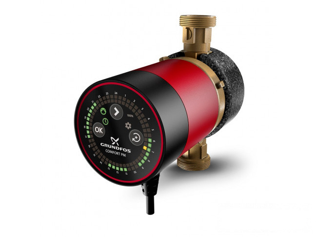 Насос рециркуляционный для ГВС  UP 15-14ВDT PM COMFORT GRUNDFOS (с цифровым таймером) - Изображение №2