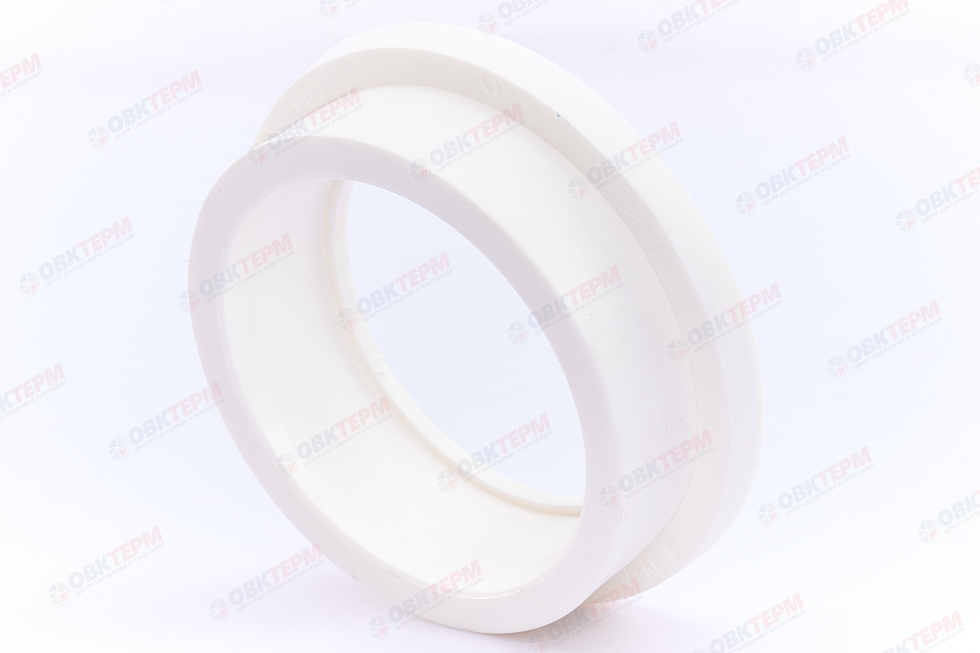 Бурт - муфта под PP-R фланец 110   БЕЛЫЙ PP-R    (RTP)    (22/2) - изображение №1
