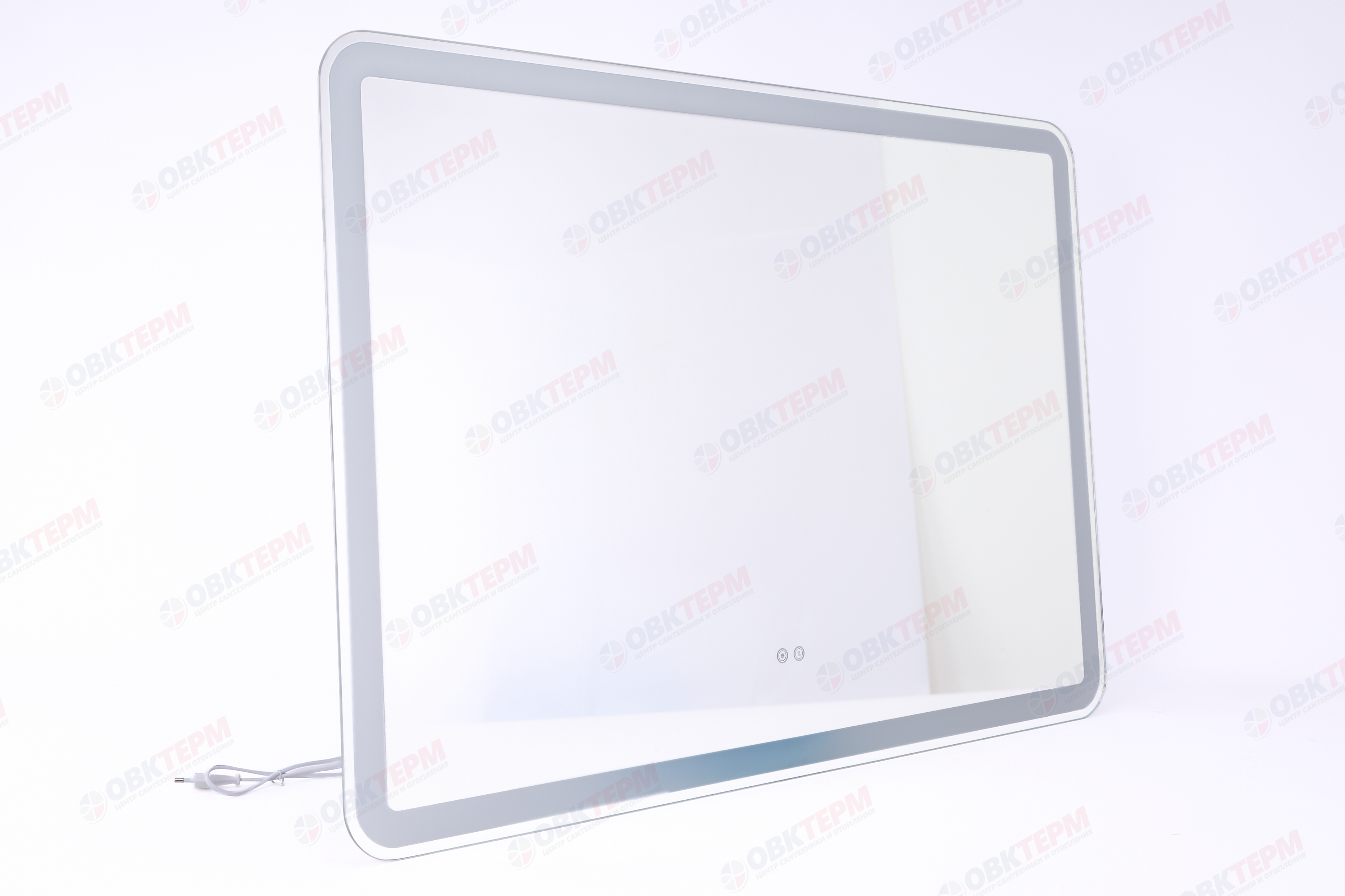 Зеркало 1000х700 прямоугольное LED подс.6500К 9,6 Вт/м с двойным сенс.выкл и антизапотеванием КЗСК - Изображение №2