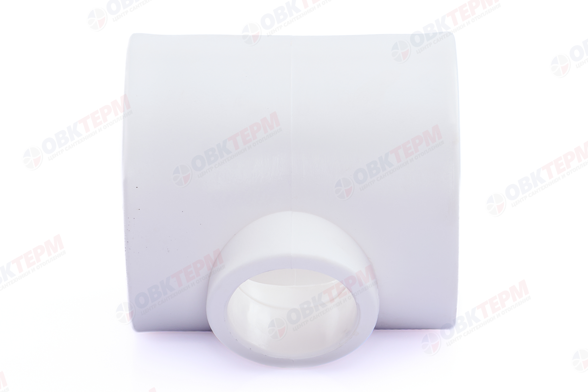 Тройник  90*50*90   БЕЛЫЙ PP-R   (RTP)    (8/1) - миниатюра №4