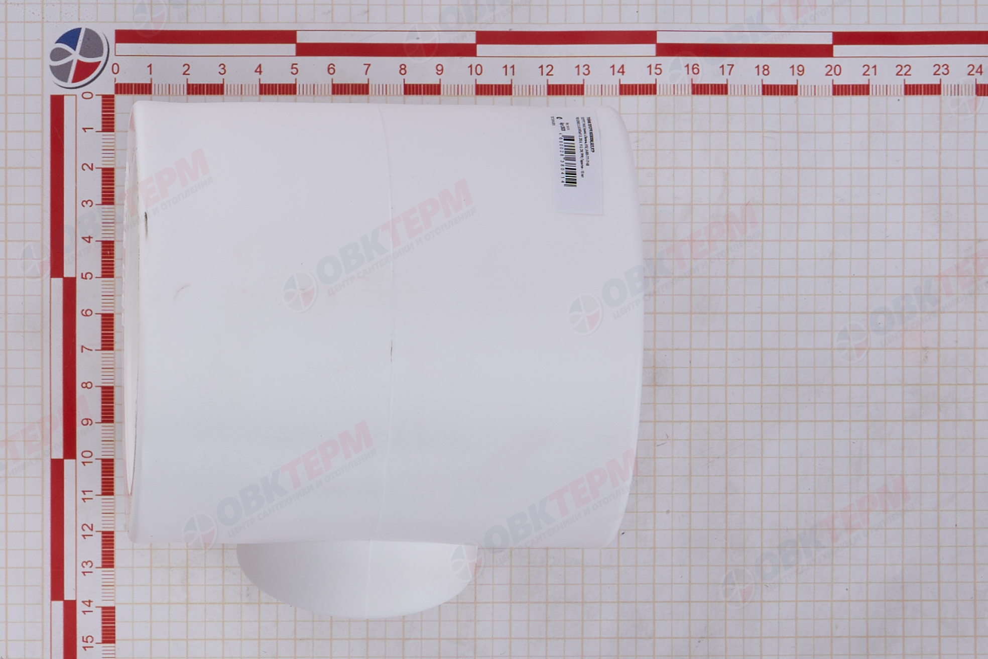 Тройник  90*50*90   БЕЛЫЙ PP-R   (RTP)    (8/1) - миниатюра №5