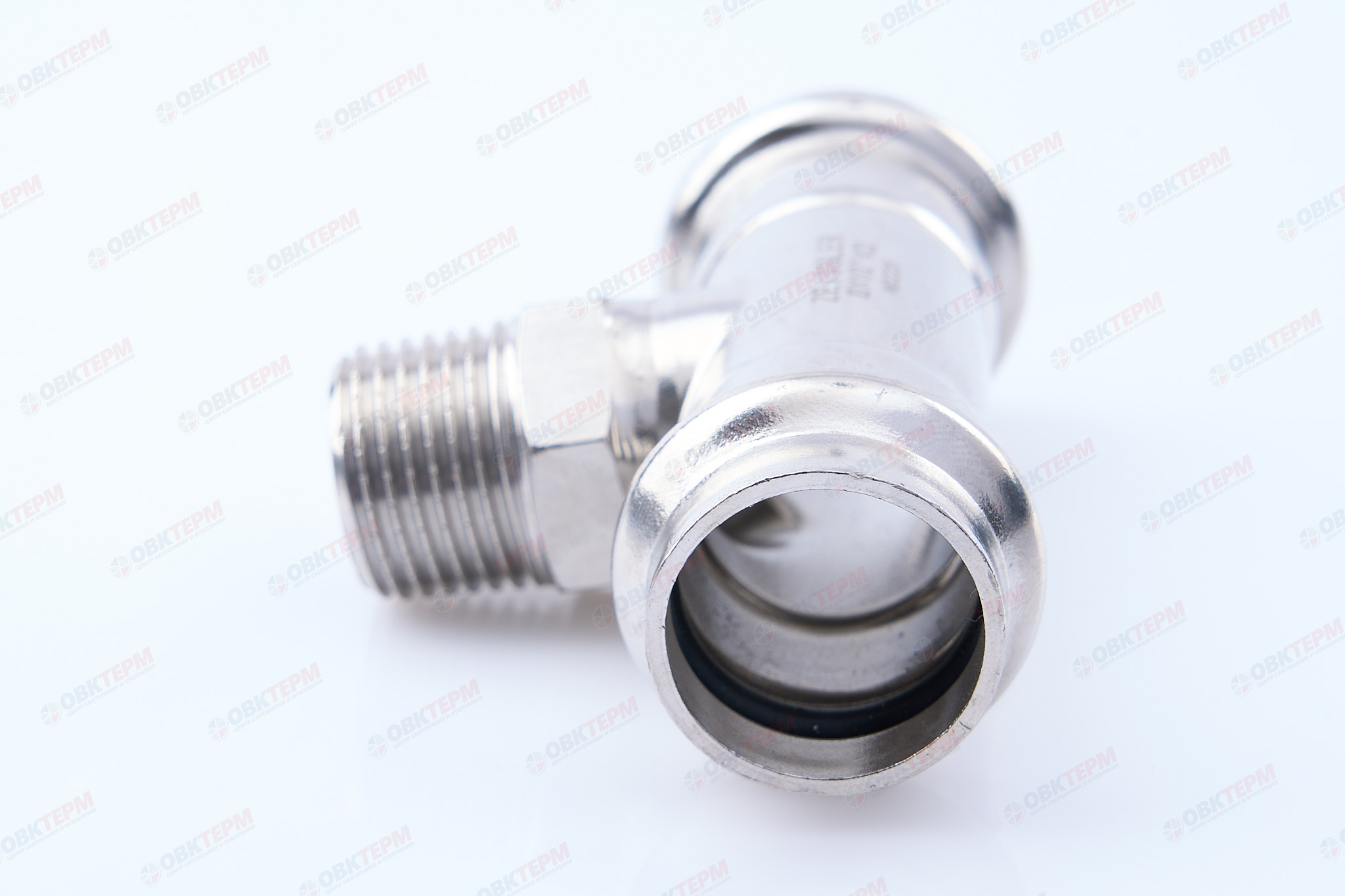 Тройник пресс из нерж.ст. 22  х 1/2"Н  х 22  TIM  (40/5) - Изображение №3