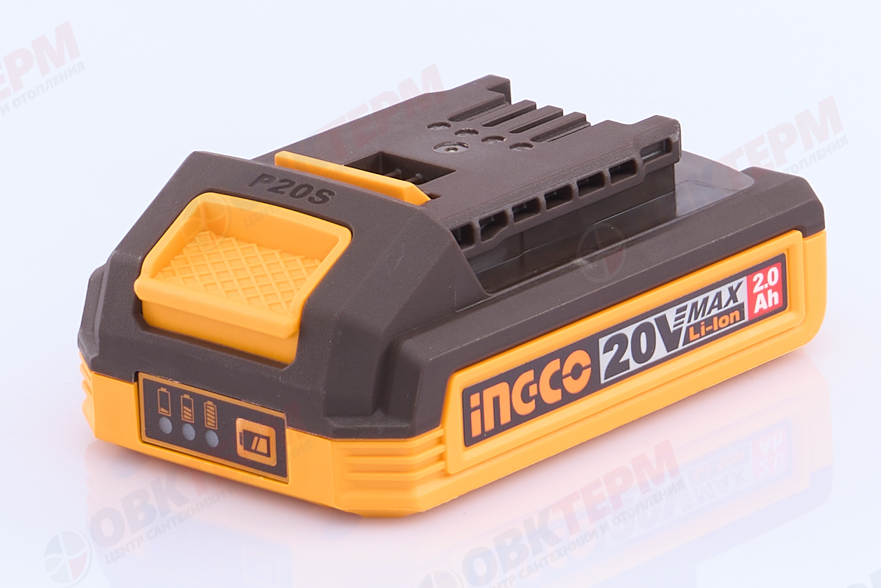 Шуруповерт аккум. УДАРНЫЙ INGCO INDUSTRIAL Б/Щ 20V MAX (66Нм, патрон металл 13мм, 2 АКБ, ЗУ, КЕЙС) - миниатюра №8