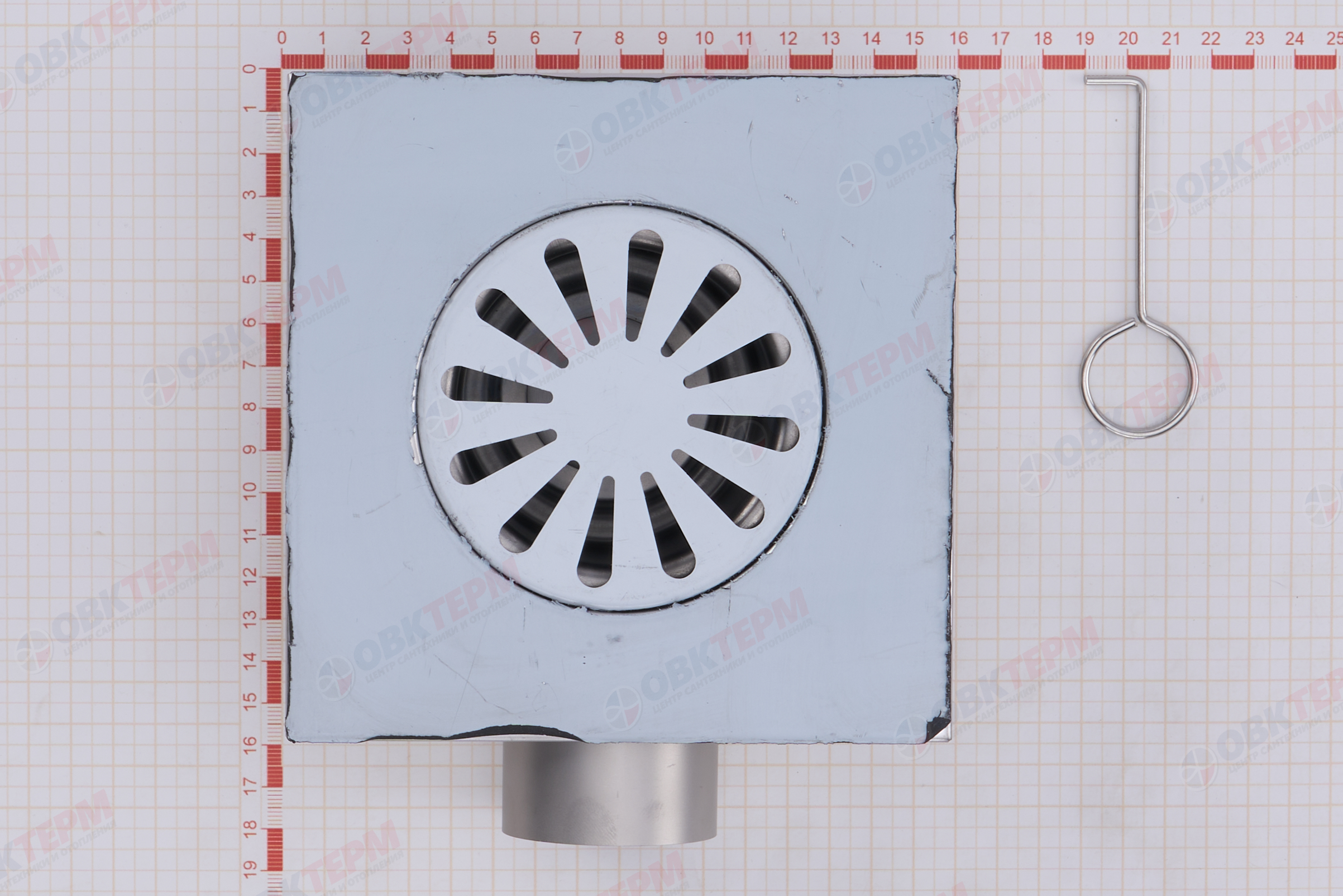 Трап 50 горизонтальный 15*15 нерж TIM BAD21502 (1/20) - Изображение №4