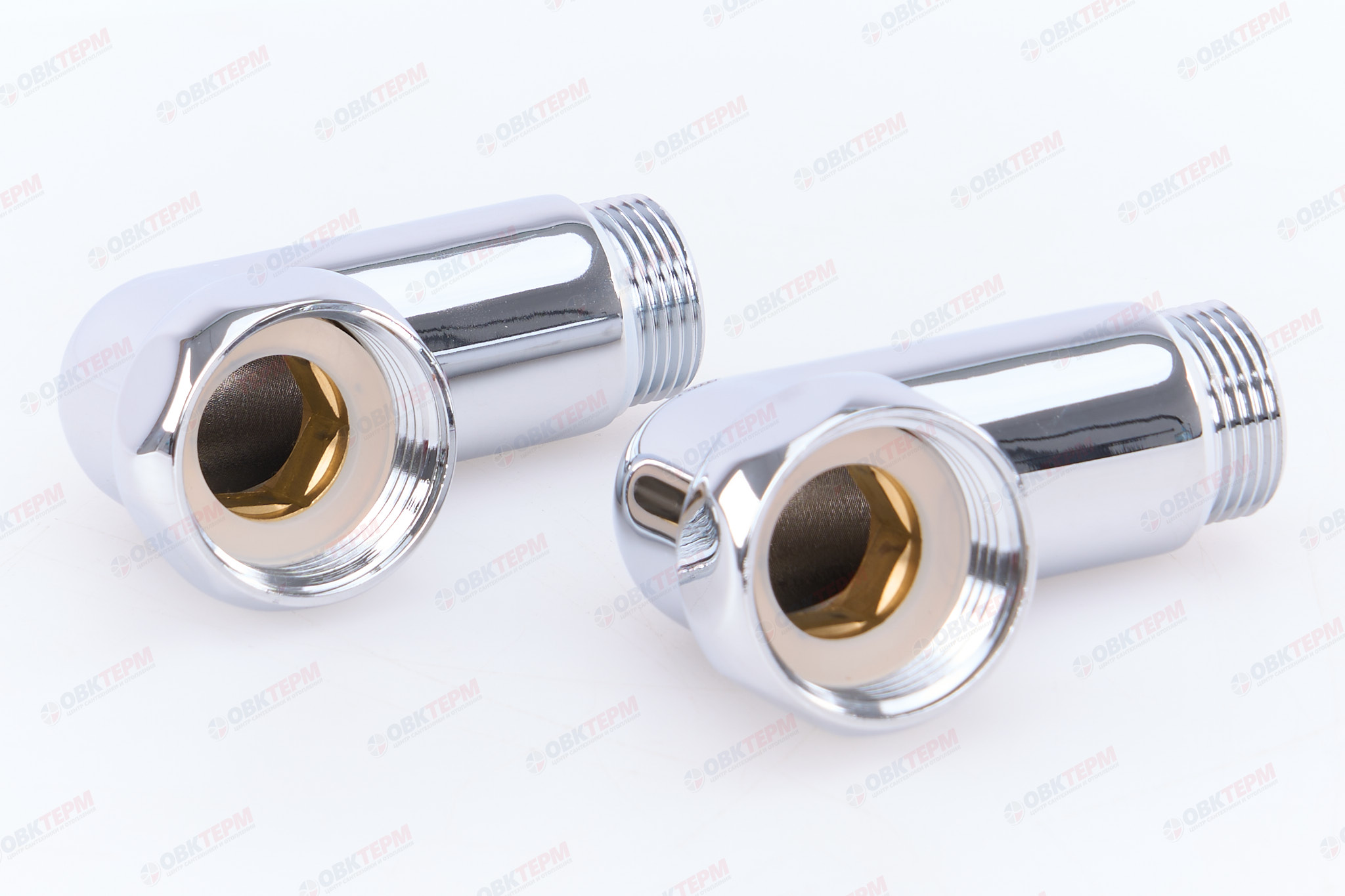 Угол для полотенцесушителя  1"В x 3/4"Н (пара) TIM - Изображение №1